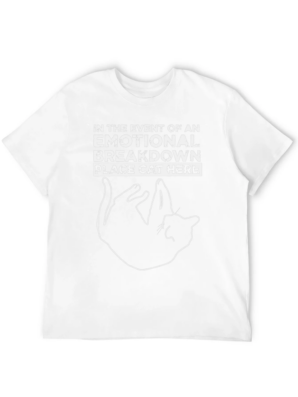 Emotional Breakdown Cat T-Shirt