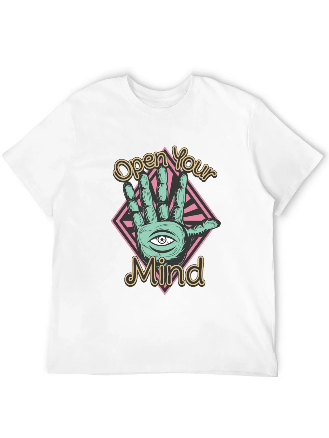 Open Your Mind T-Shirt - Third Eye Hand Graphic Tee