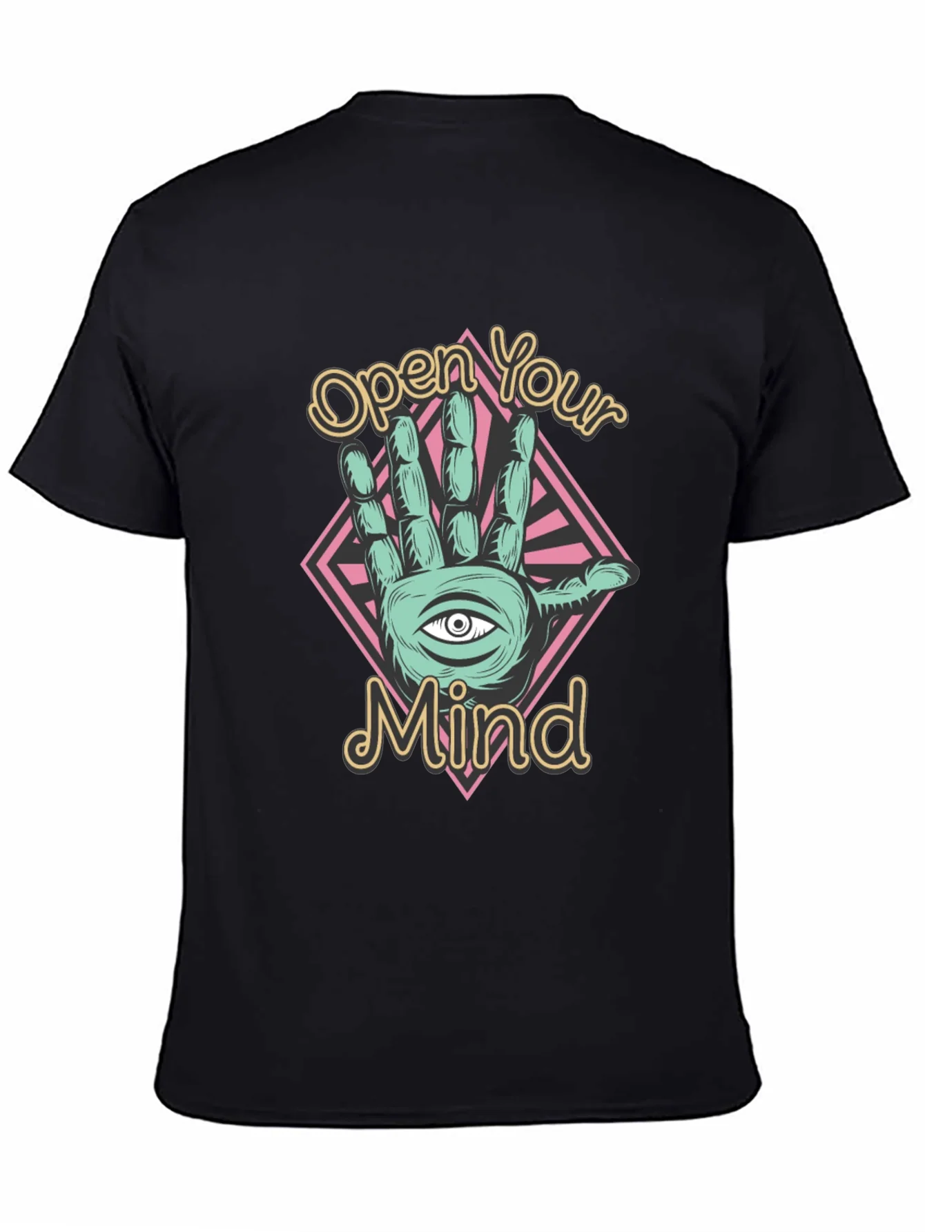 Open Your Mind T-Shirt - Third Eye Hand Graphic Tee