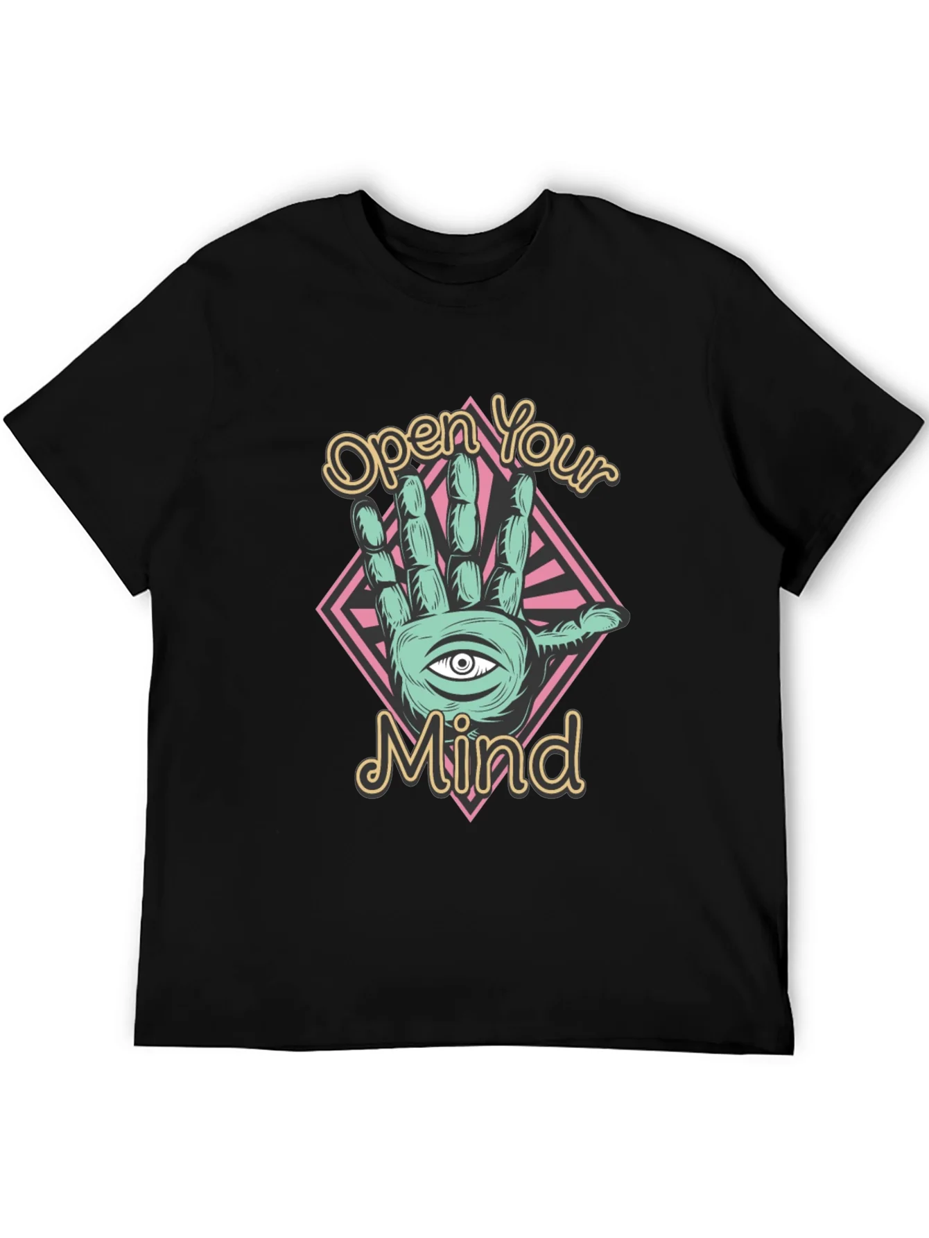 Open Your Mind T-Shirt - Third Eye Hand Graphic Tee