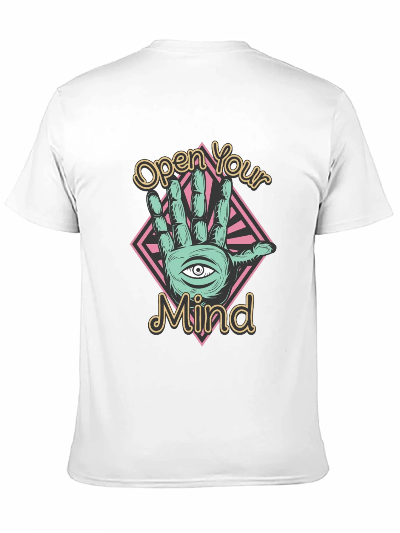 Open Your Mind T-Shirt - Third Eye Hand Graphic Tee
