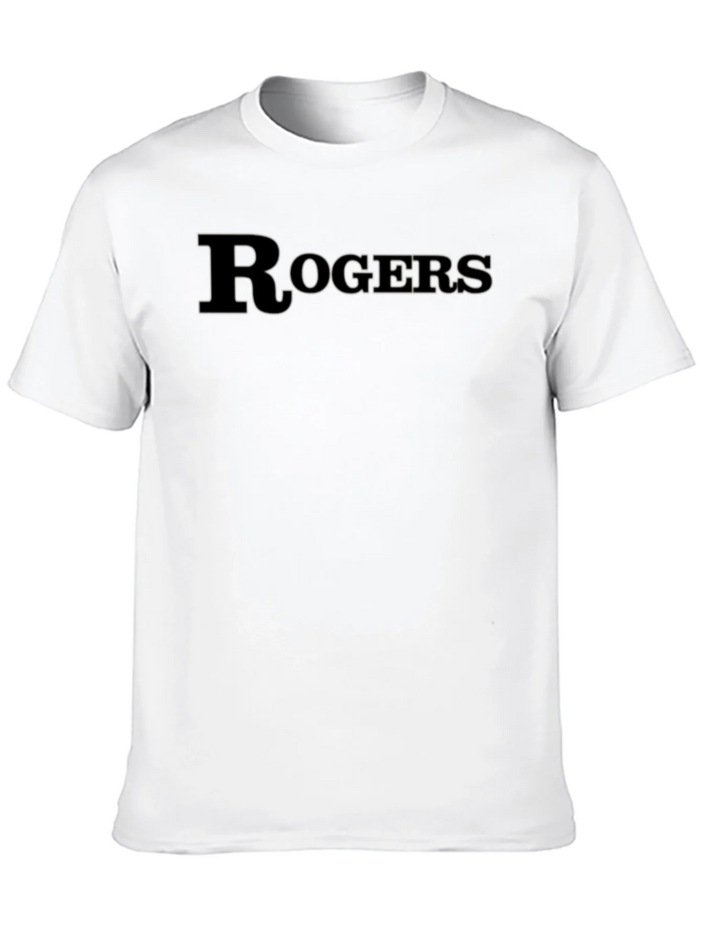 Rogers Black Graphic Tee - Classic Style