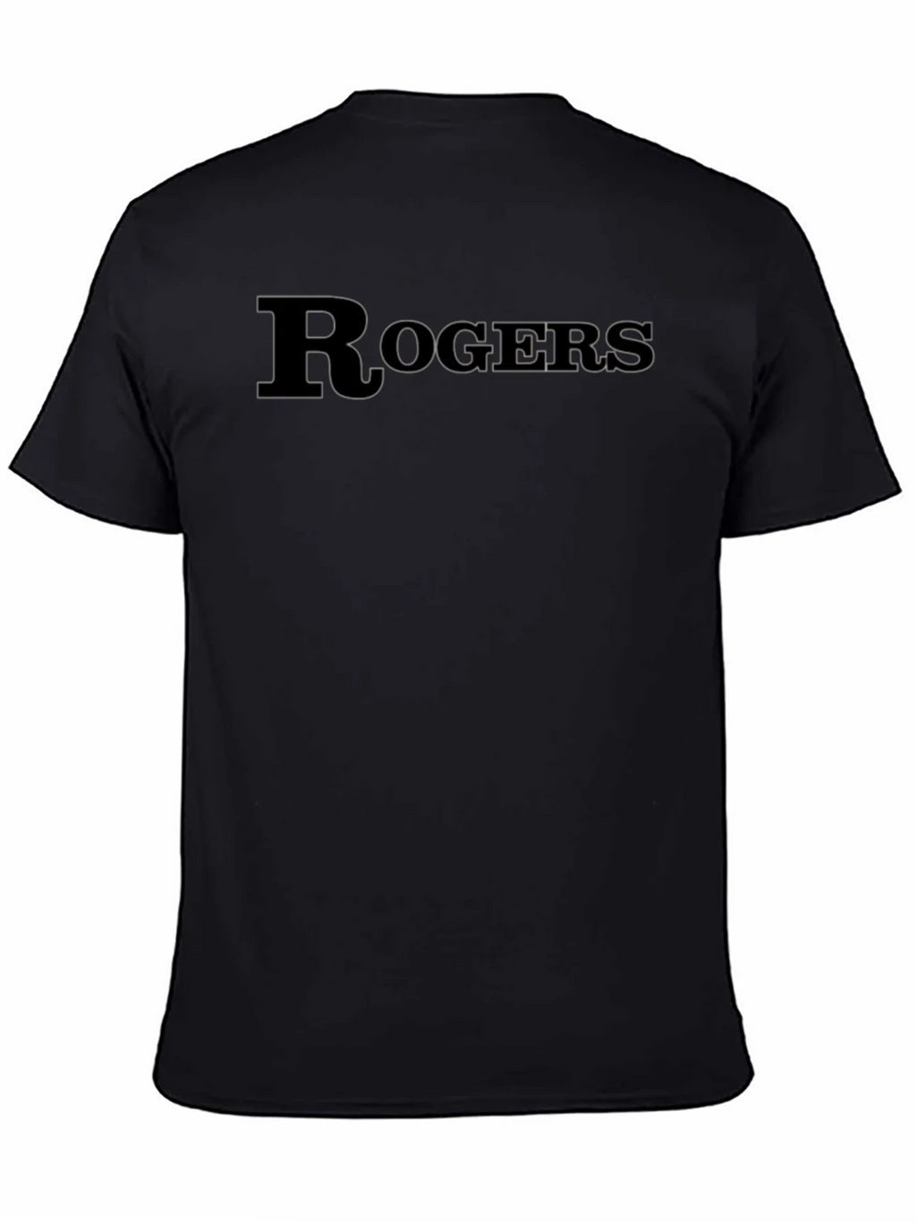 Rogers Black Graphic Tee - Classic Style