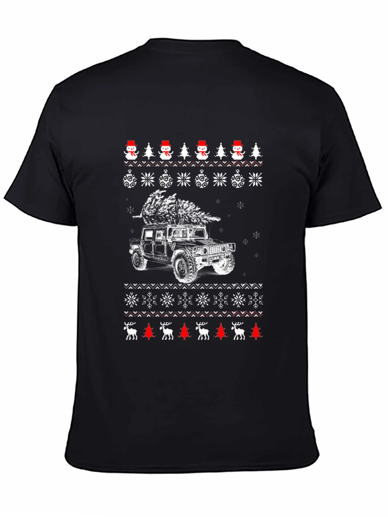 Festive Hummer Christmas T-Shirt