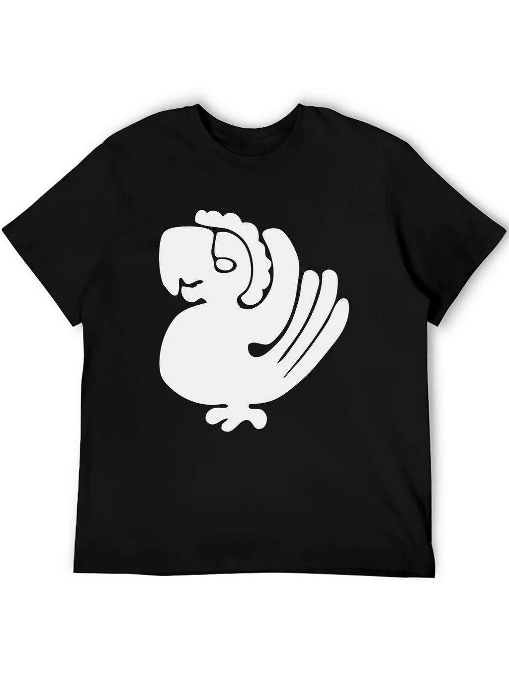 Abstract Bird Graphic Tee - Stylish & Unique