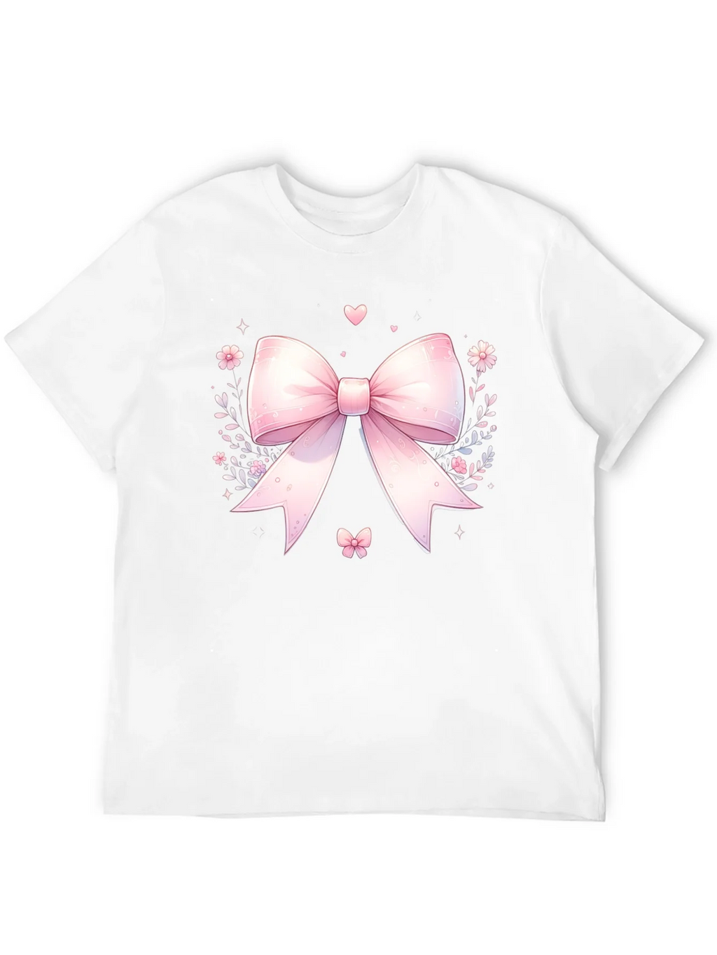 Cute Pink Bow T-Shirt - Kawaii Style