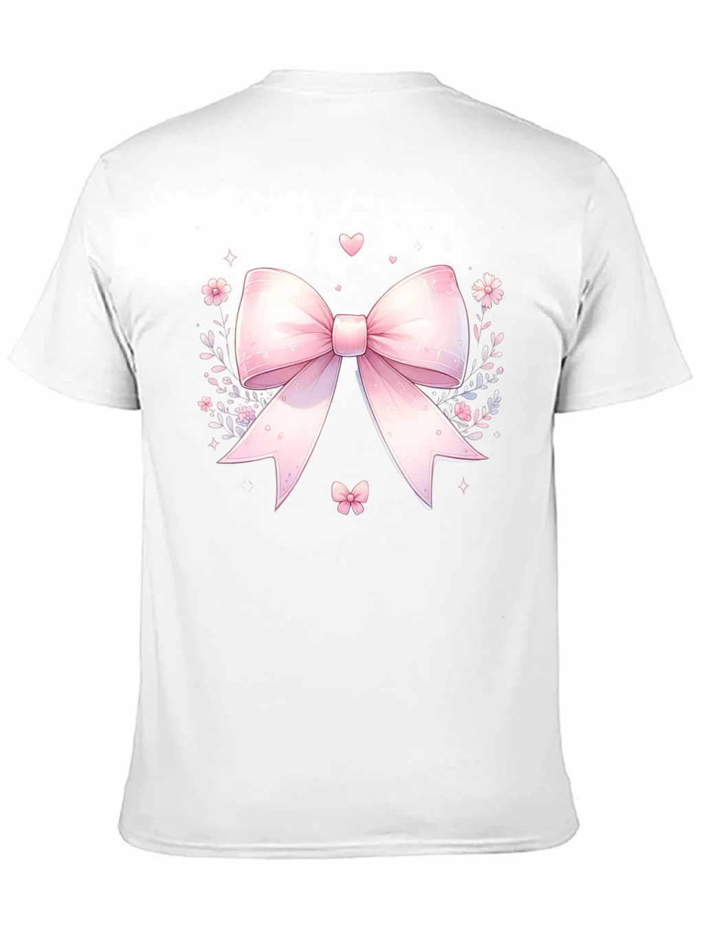 Cute Pink Bow T-Shirt - Kawaii Style