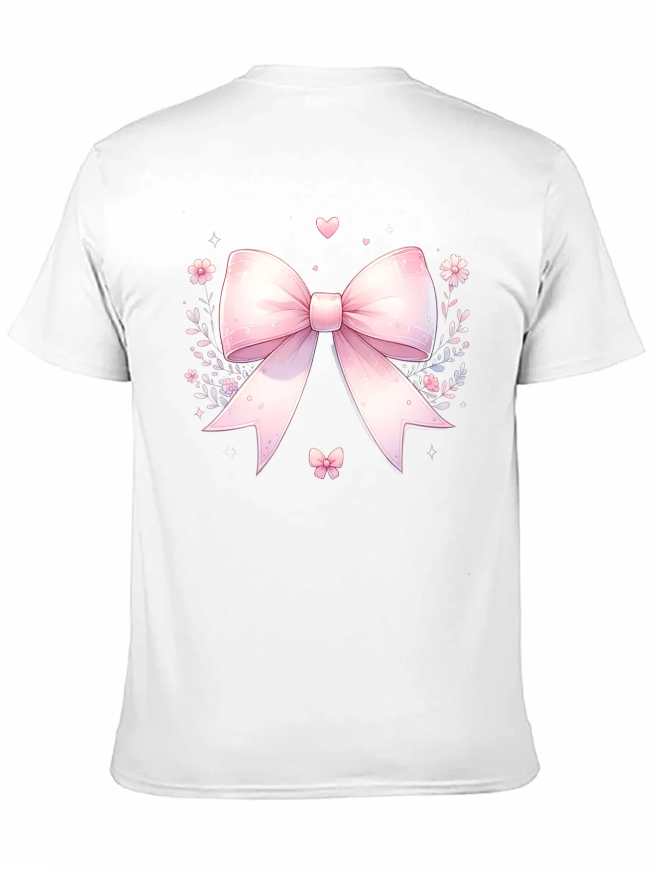 Cute Pink Bow T-Shirt - Kawaii Style