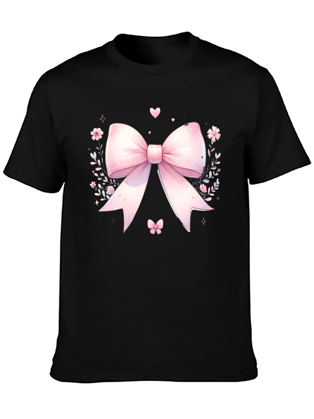 Cute Pink Bow T-Shirt - Kawaii Style