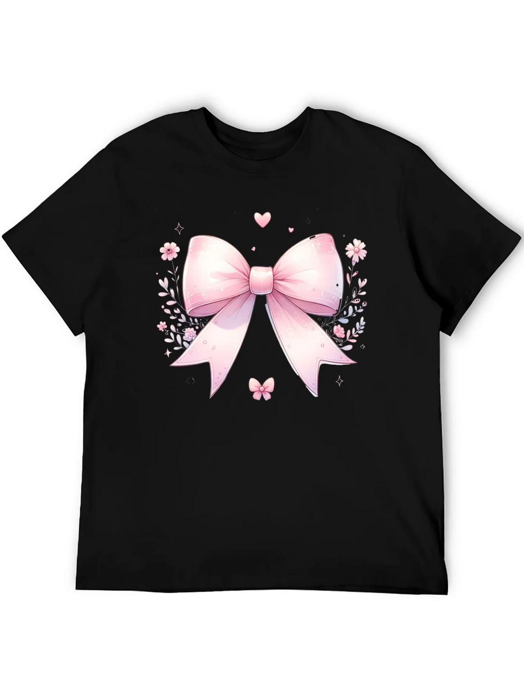 Cute Pink Bow T-Shirt - Kawaii Style