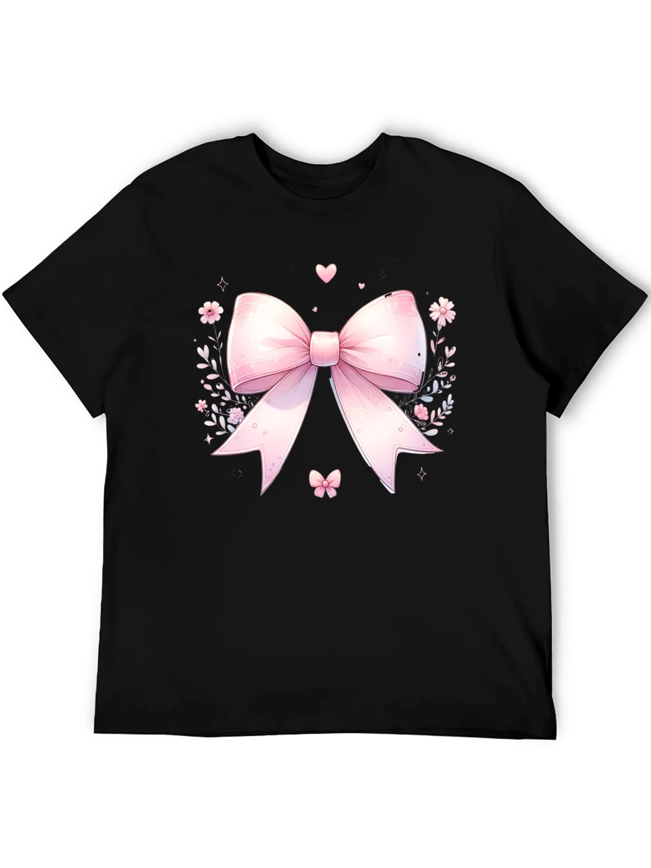 Cute Pink Bow T-Shirt - Kawaii Style