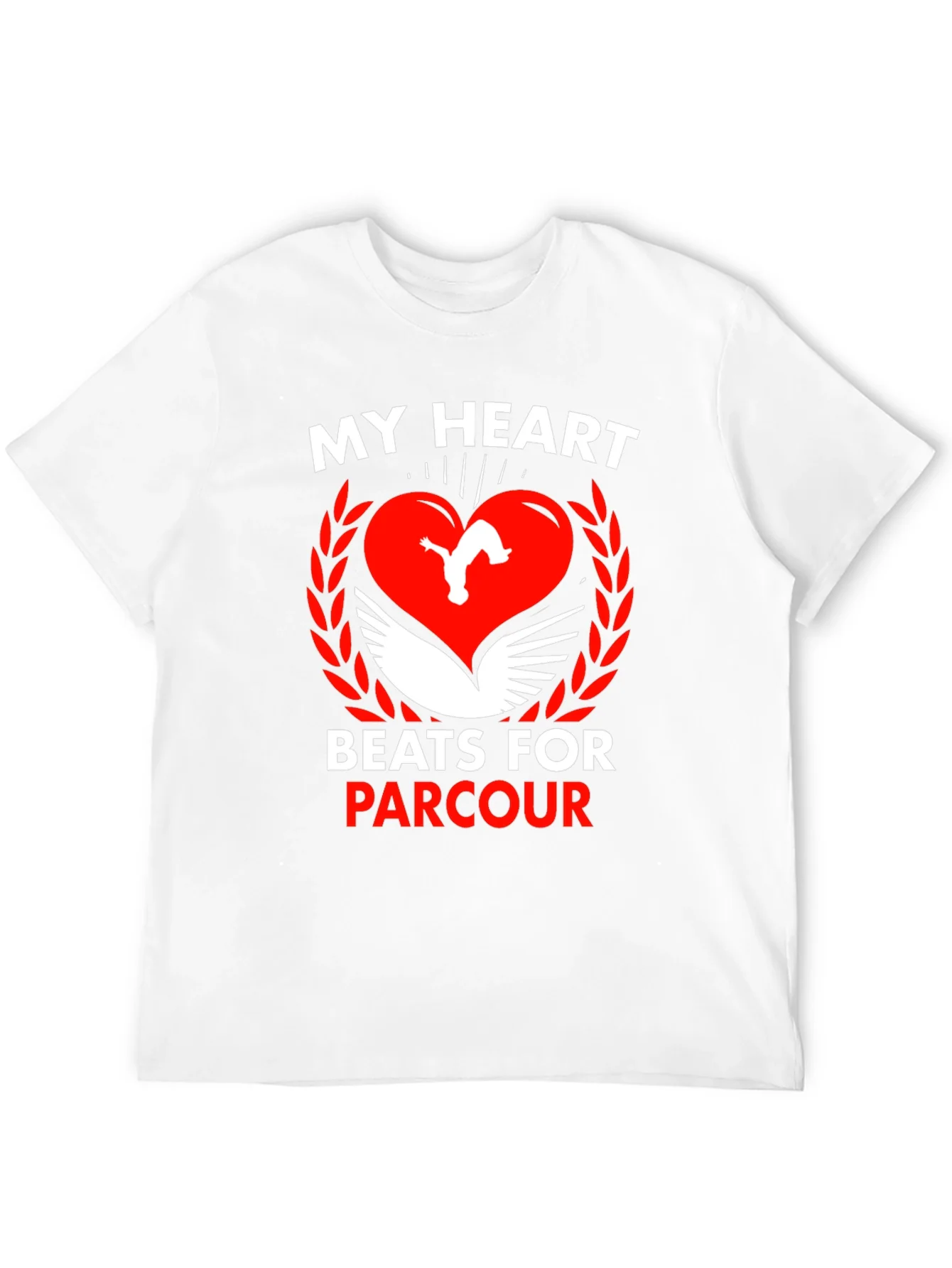 Parkour Heartbeat T-Shirt - My Heart Beats for Parkour