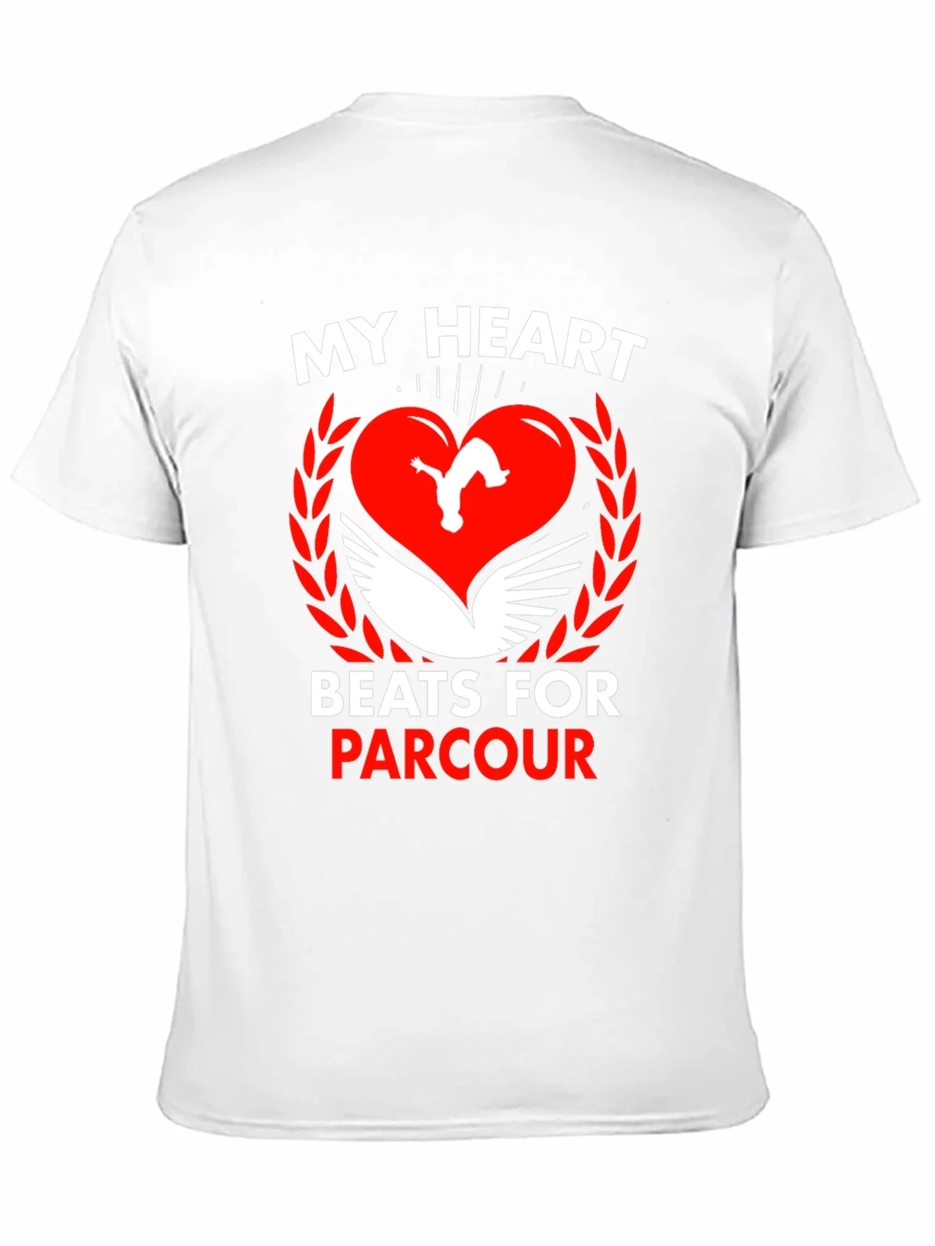 Parkour Heartbeat T-Shirt - My Heart Beats for Parkour