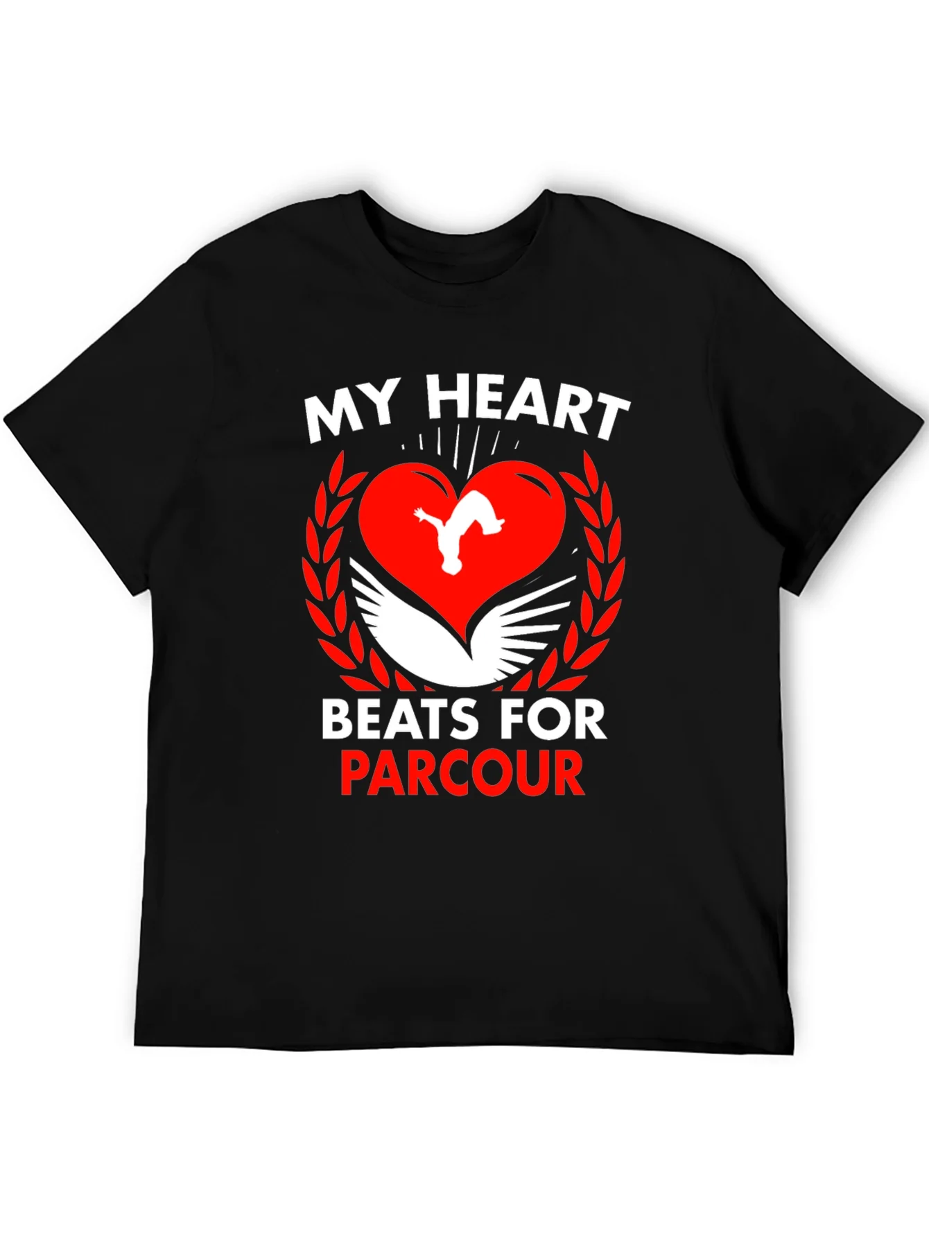 Parkour Heartbeat T-Shirt - My Heart Beats for Parkour