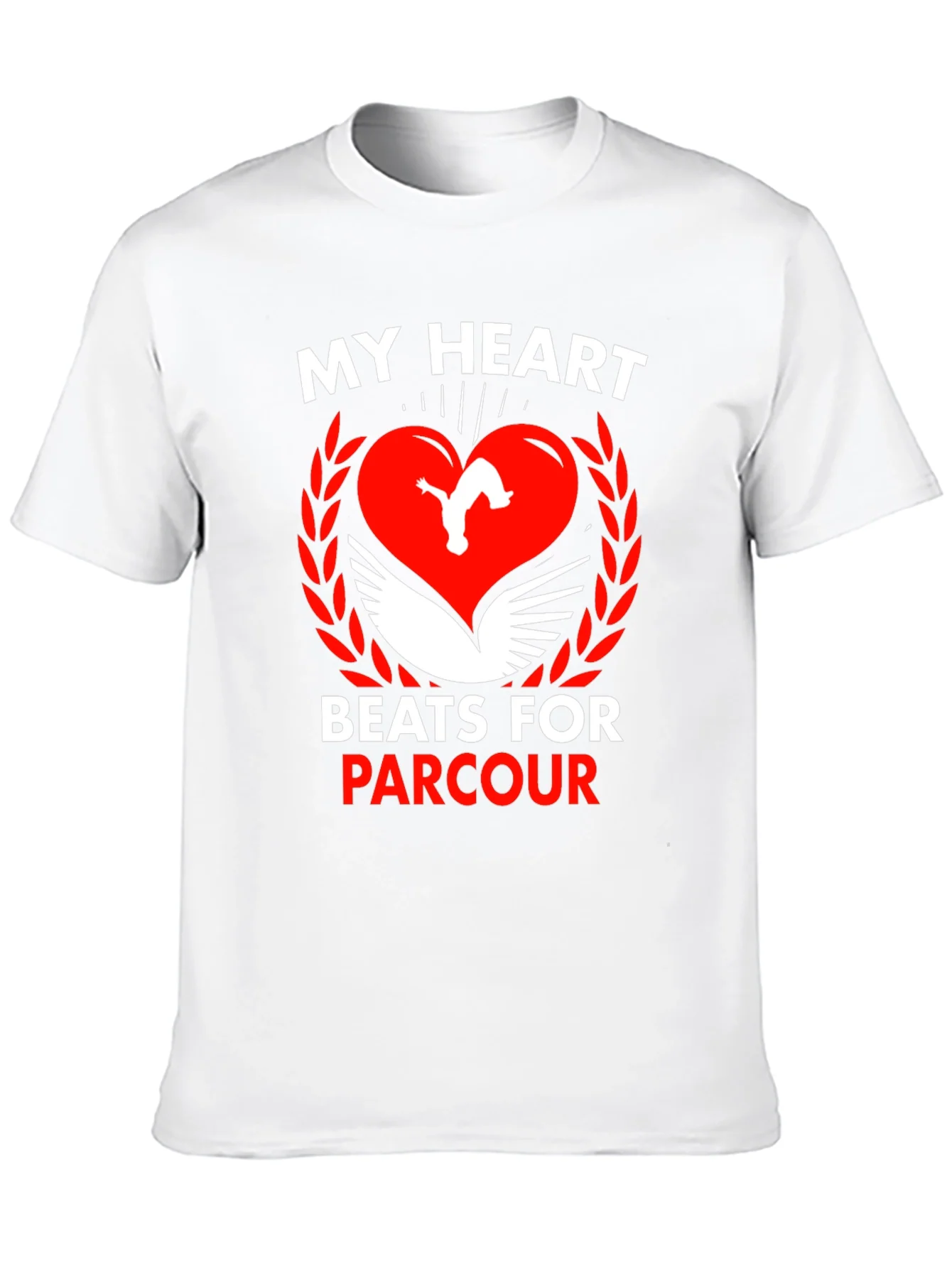 Parkour Heartbeat T-Shirt - My Heart Beats for Parkour