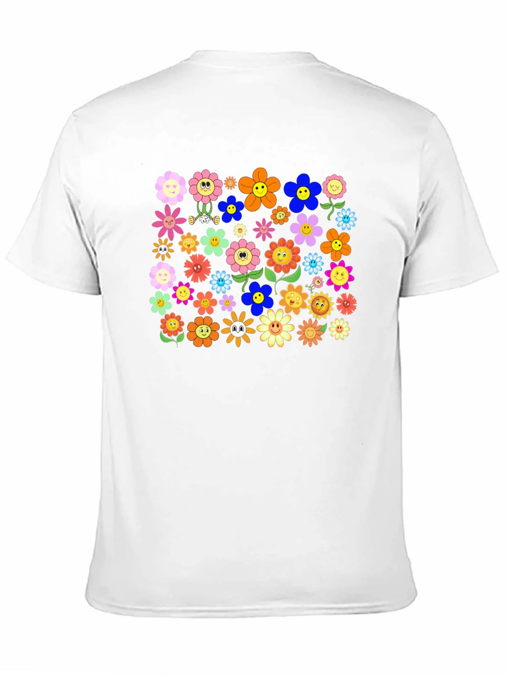 Groovy Flower Power T-Shirt - Retro Floral Tee