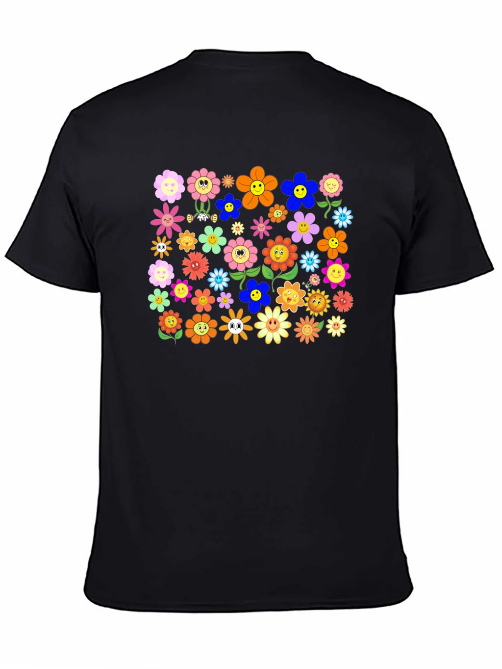 Groovy Flower Power T-Shirt - Retro Floral Tee