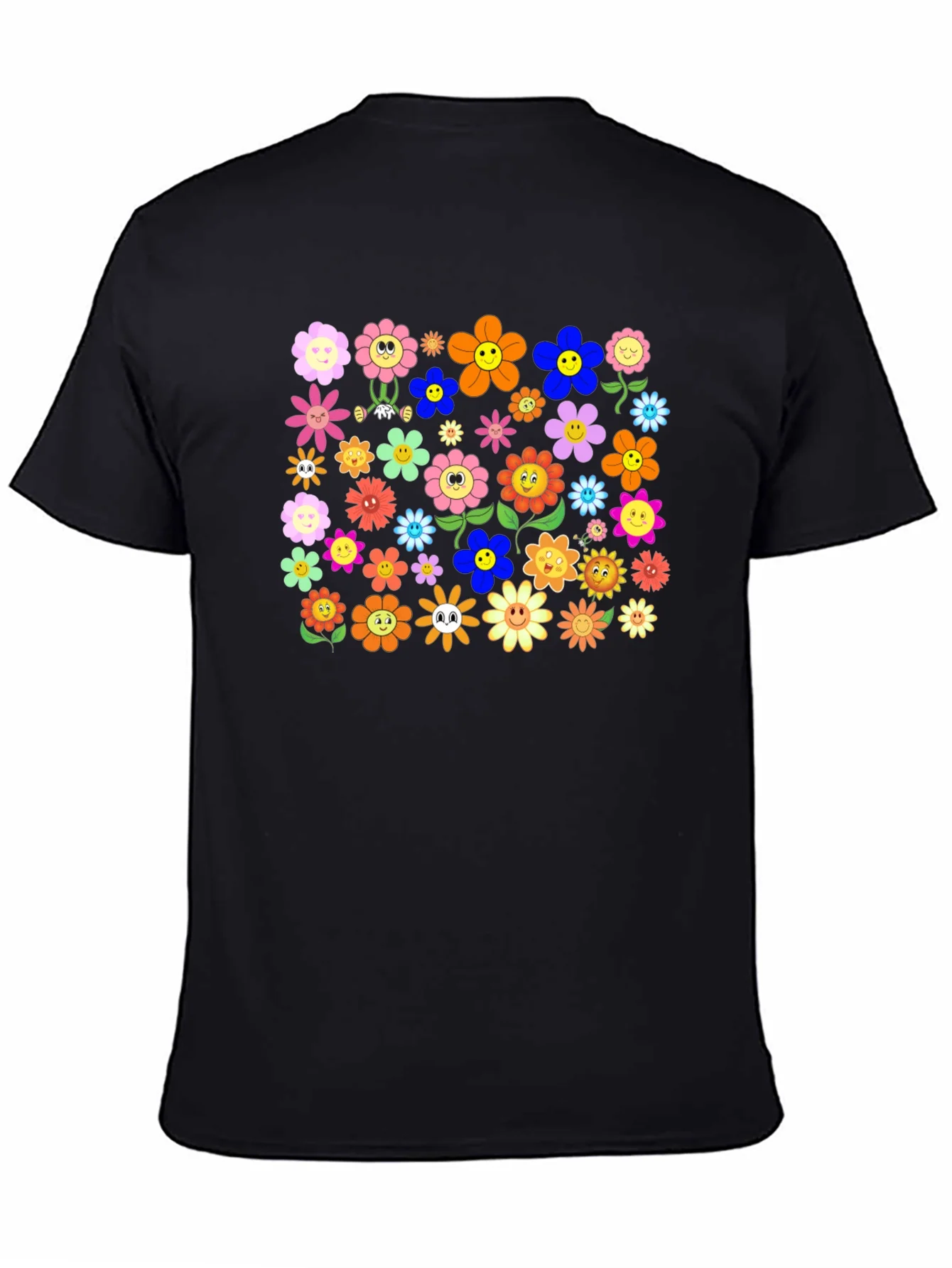 Groovy Flower Power T-Shirt - Retro Floral Tee