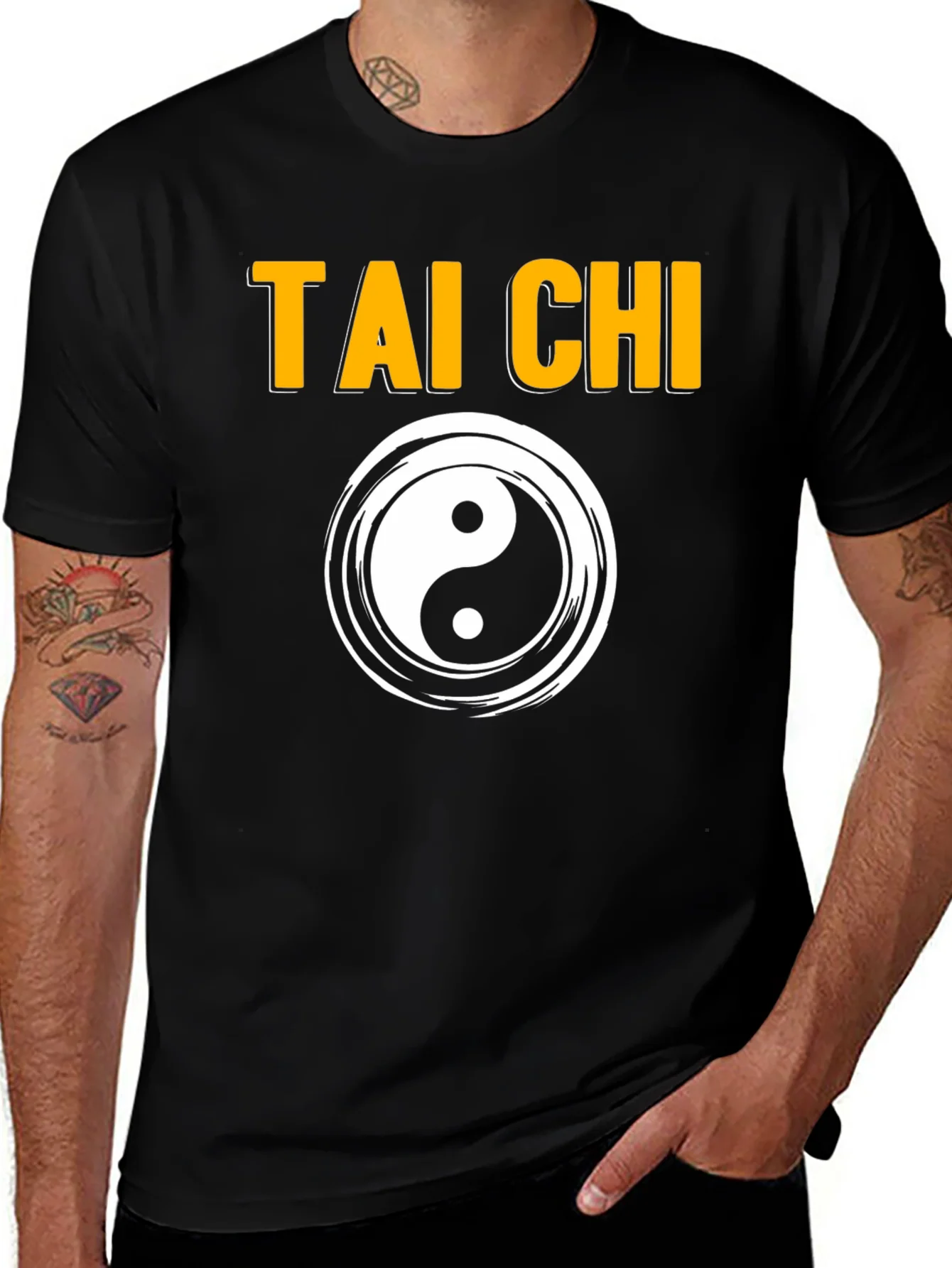 Tai Chi Yin Yang Graphic Tee - Martial Arts T-Shirt