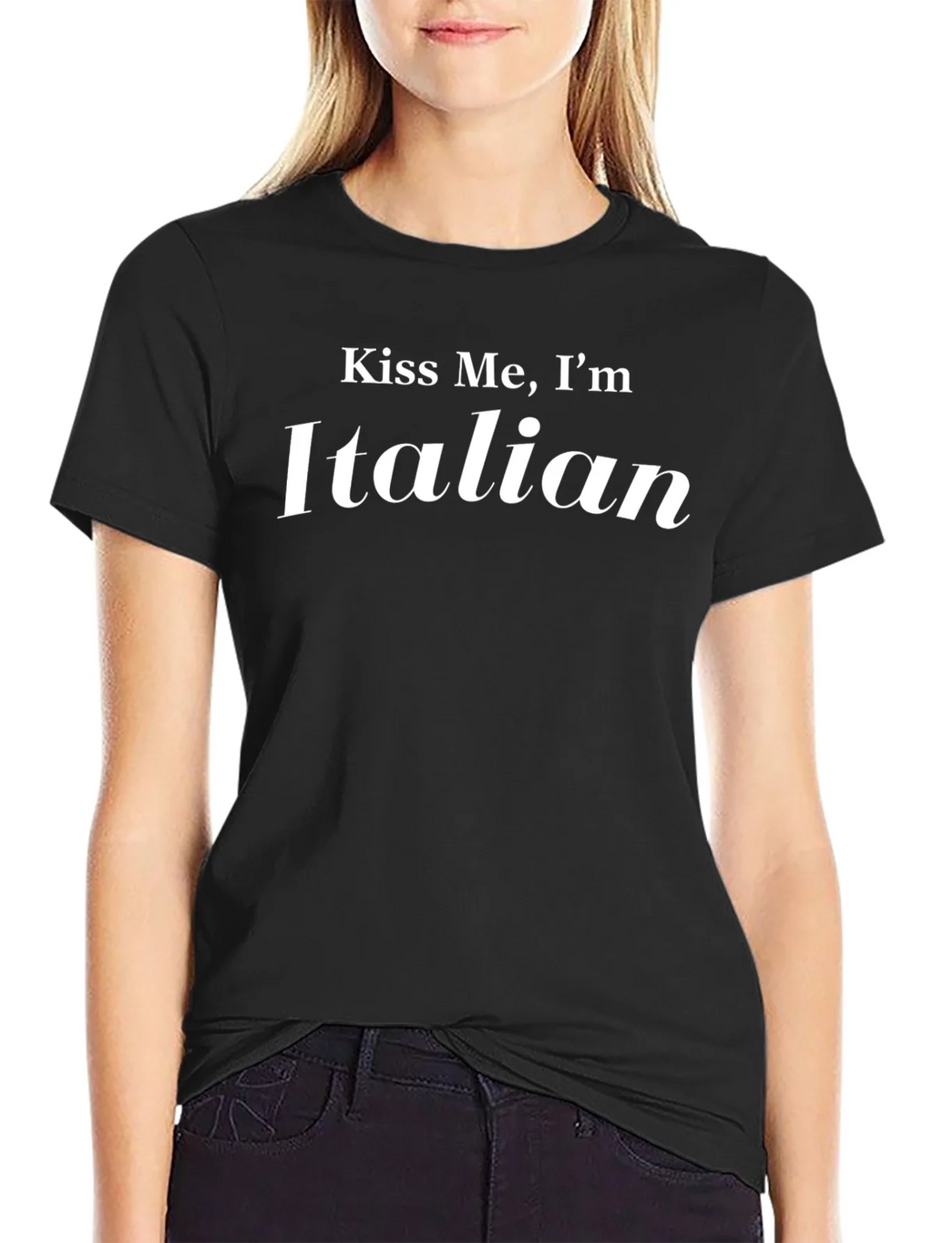 Kiss Me Im Italian T-Shirt - St Patricks Day