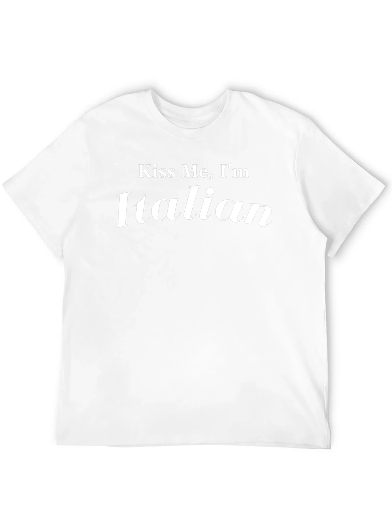 Kiss Me Im Italian T-Shirt - St Patricks Day