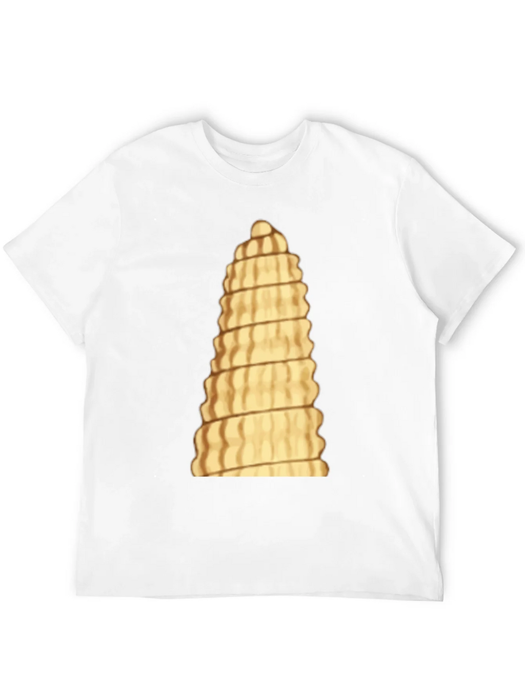 Unique Pasta Tower Black T-Shirt