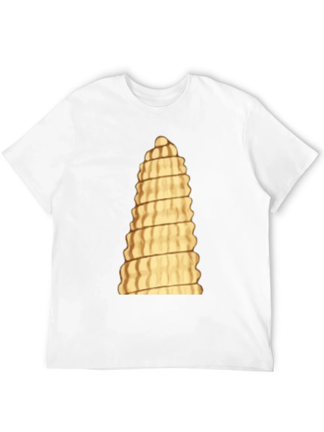 Unique Pasta Tower Black T-Shirt