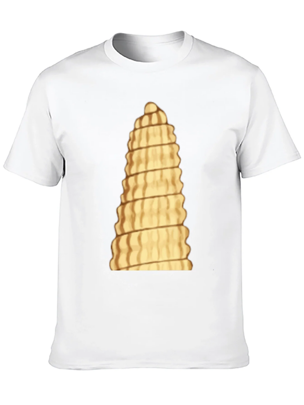 Unique Pasta Tower Black T-Shirt