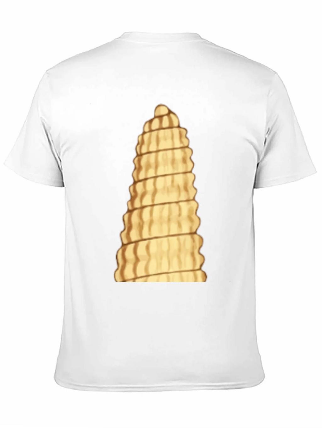 Unique Pasta Tower Black T-Shirt