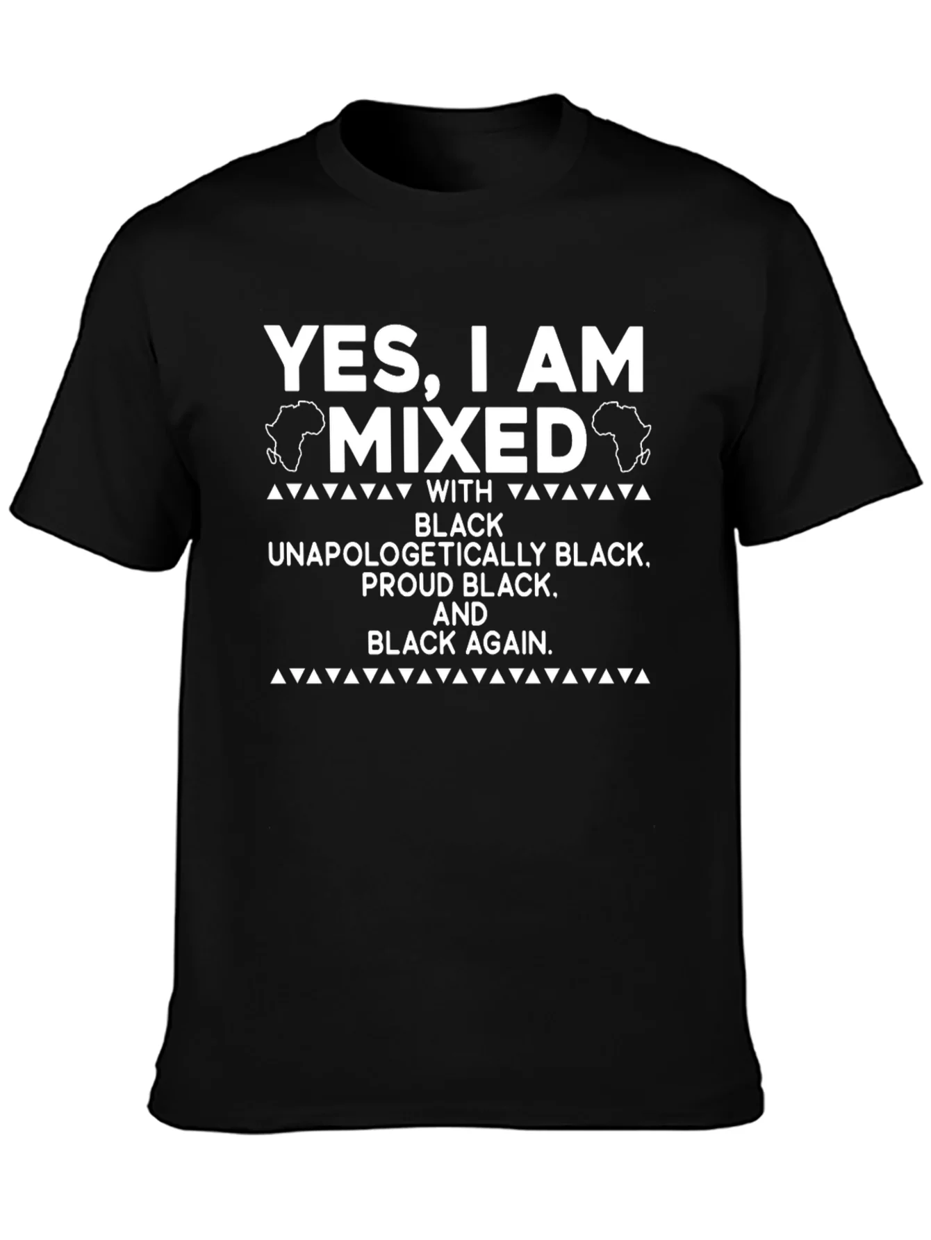 Mixed Black Pride T-Shirt - Unapologetically Black