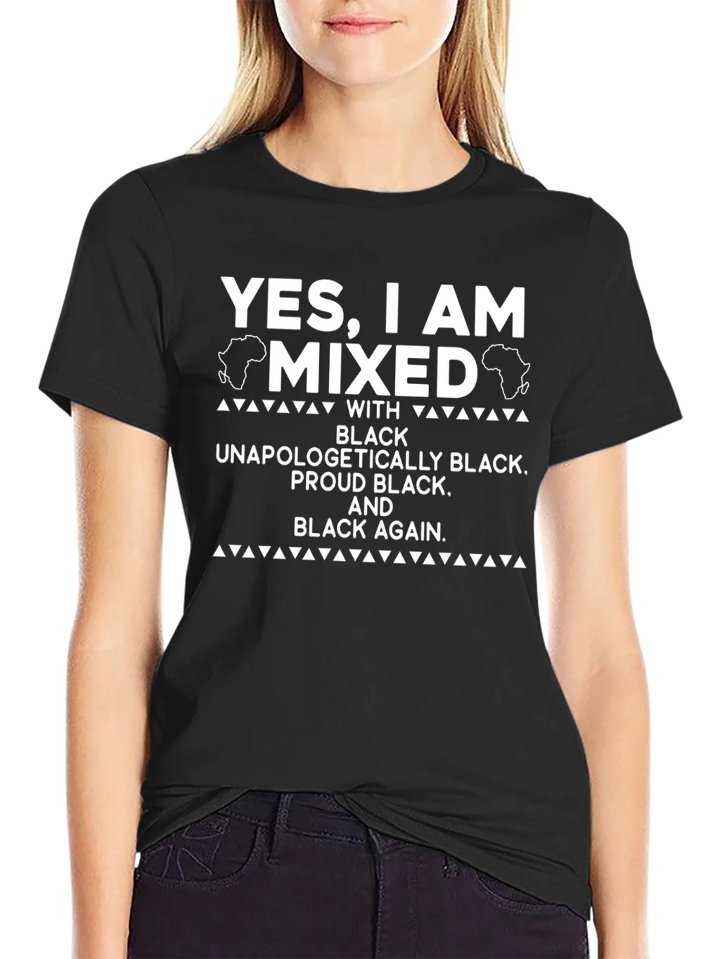 Mixed Black Pride T-Shirt - Unapologetically Black