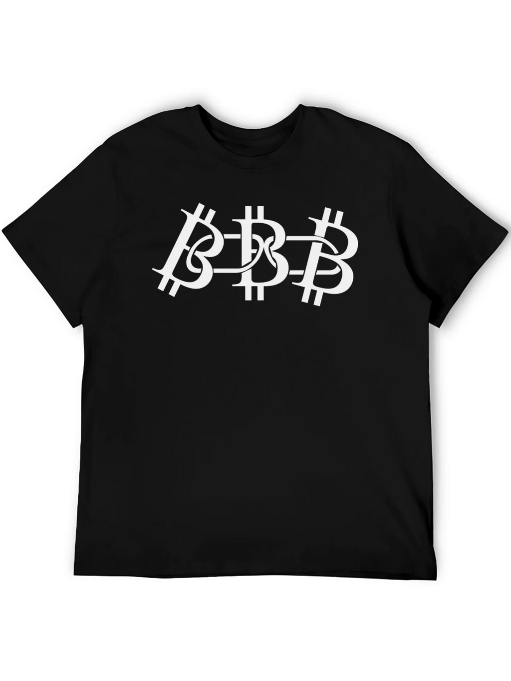 Bitcoin BBB Cryptocurrency Black T-Shirt