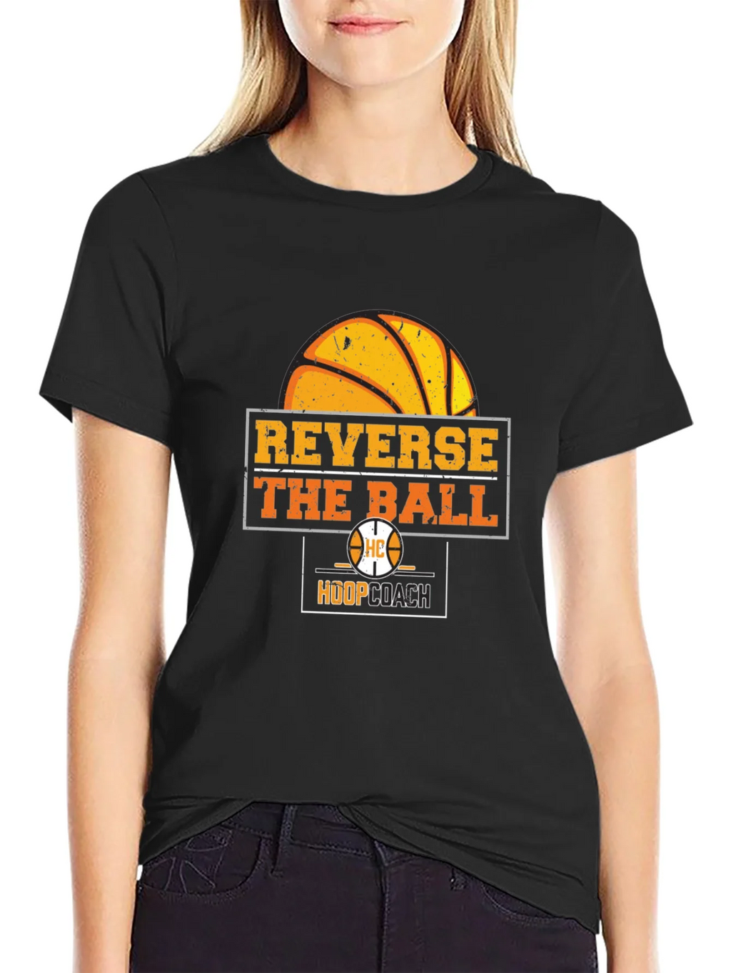 Reverse the Ball T-Shirt - Basketball Hoop Coach