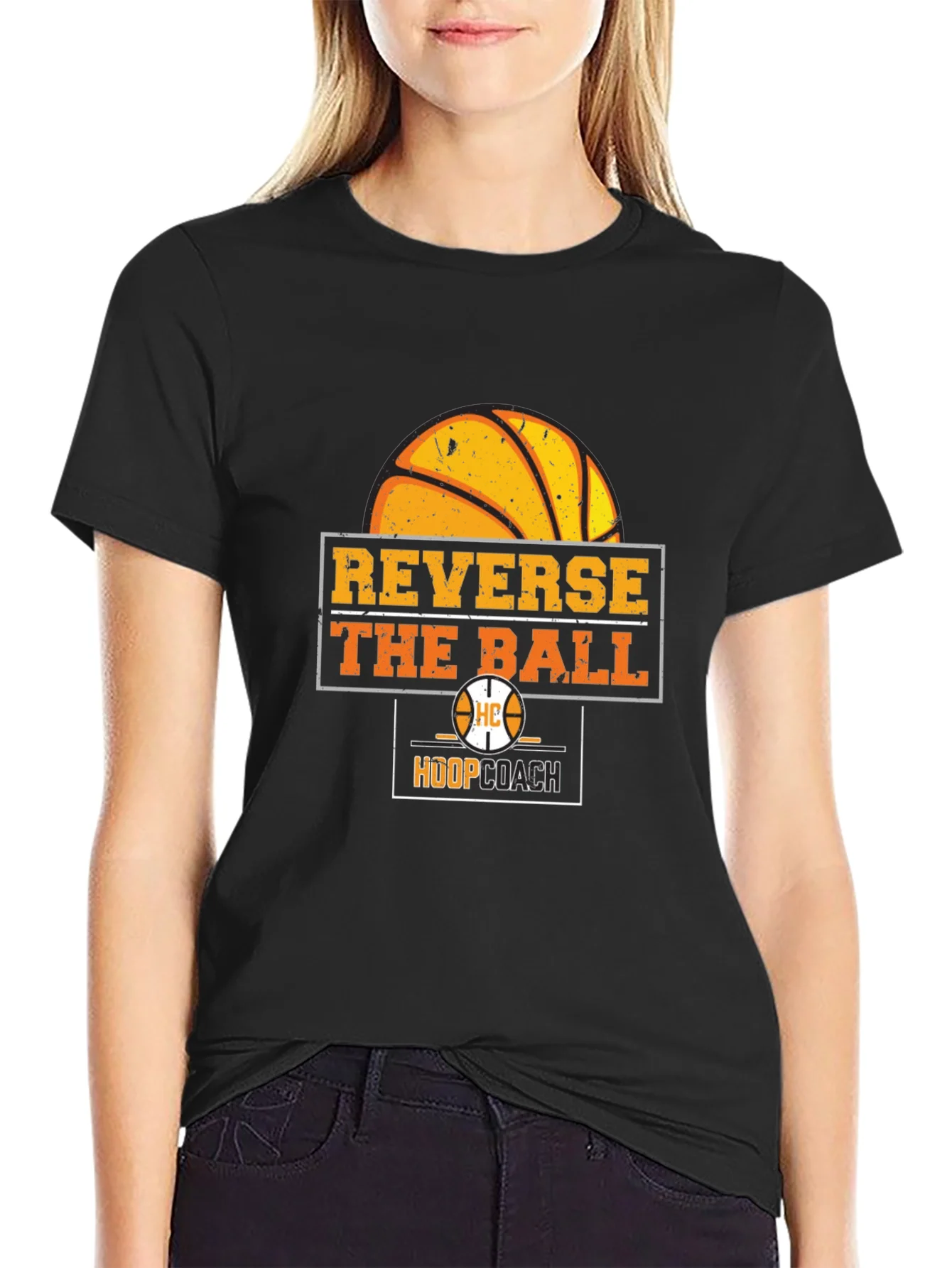 Reverse the Ball T-Shirt - Basketball Hoop Coach
