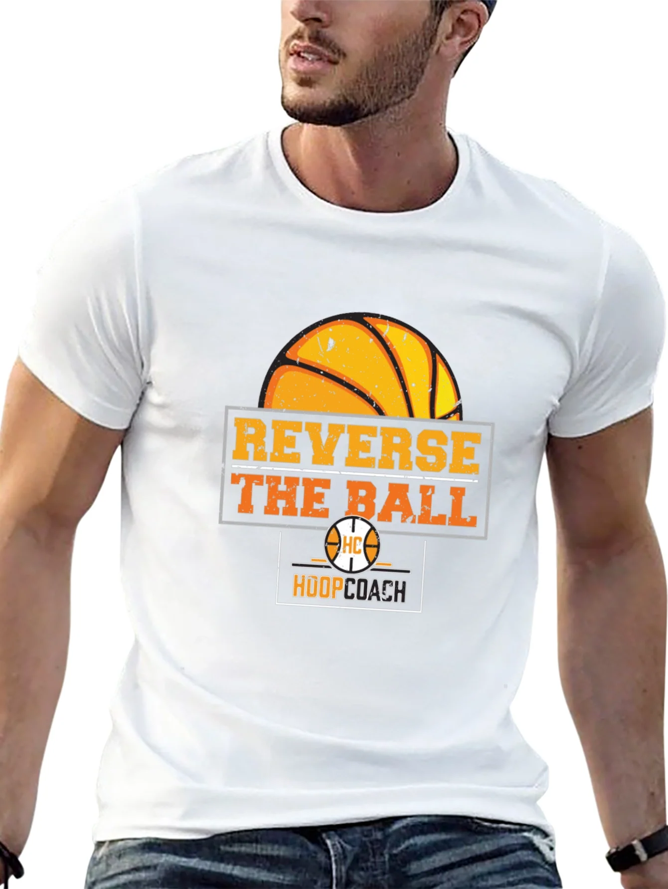 Reverse the Ball T-Shirt - Basketball Hoop Coach