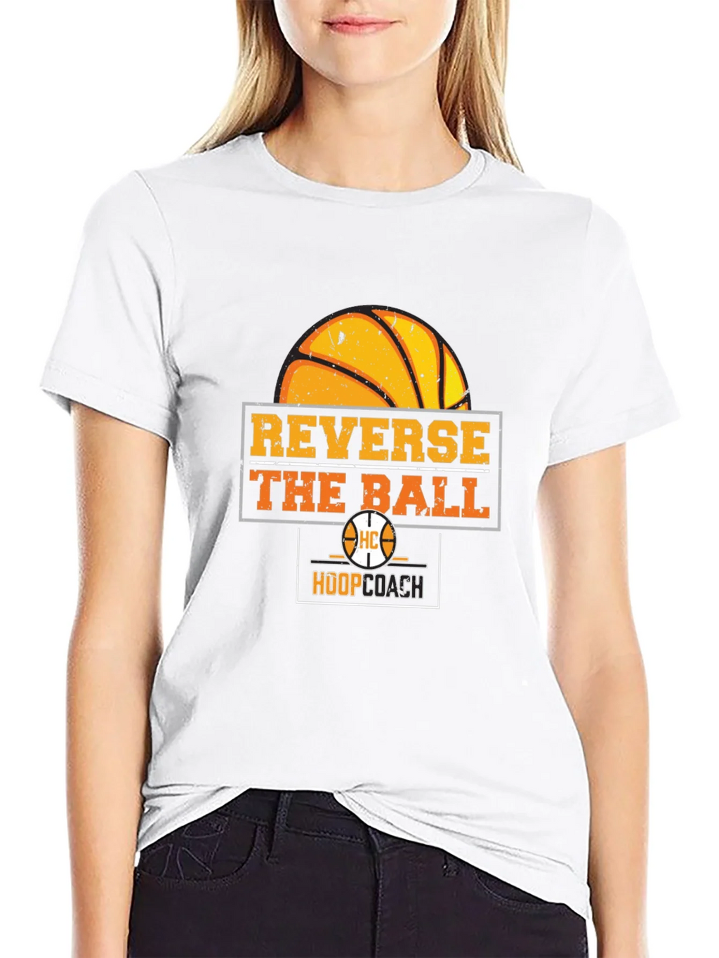 Reverse the Ball T-Shirt - Basketball Hoop Coach