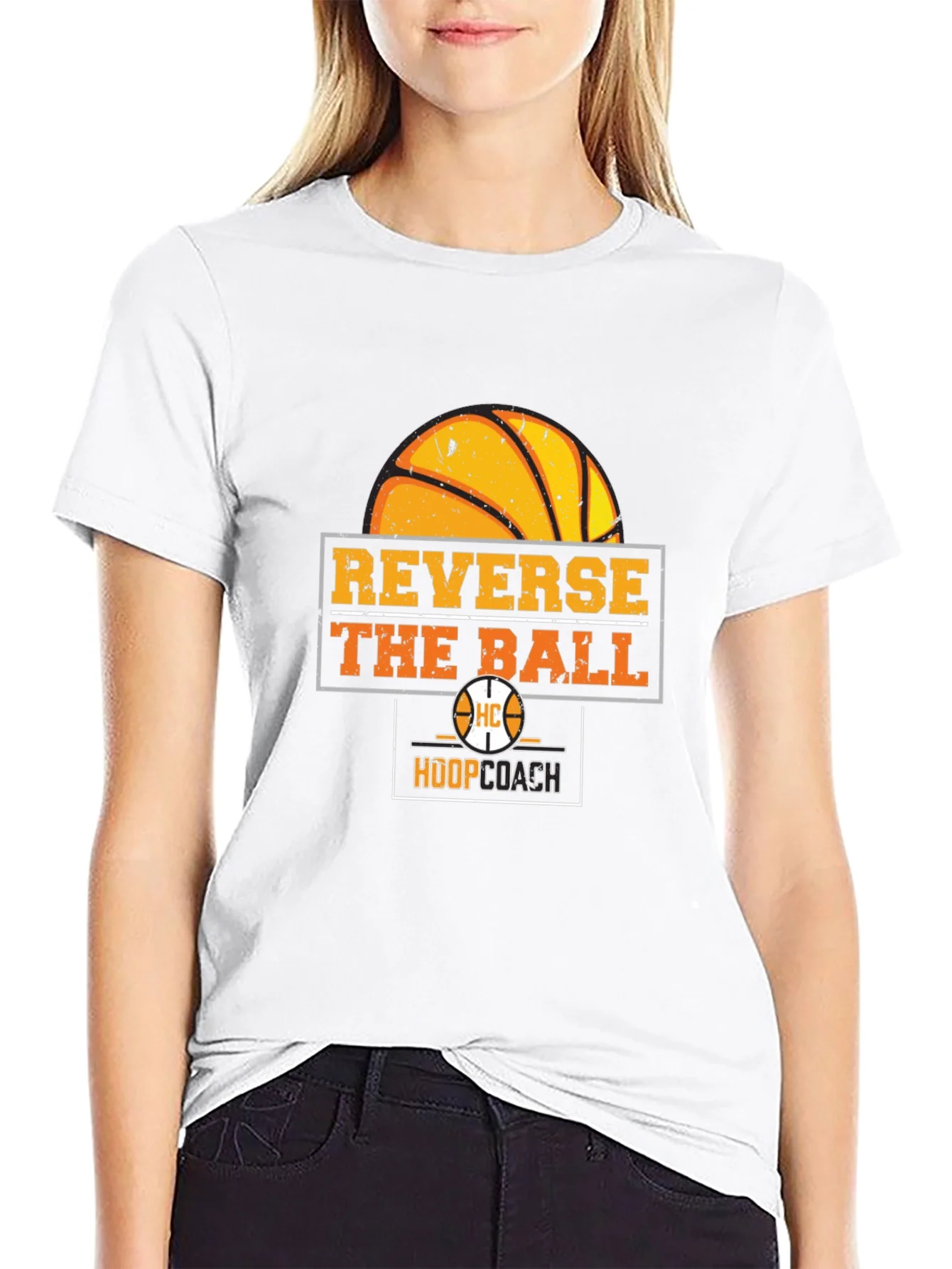Reverse the Ball T-Shirt - Basketball Hoop Coach