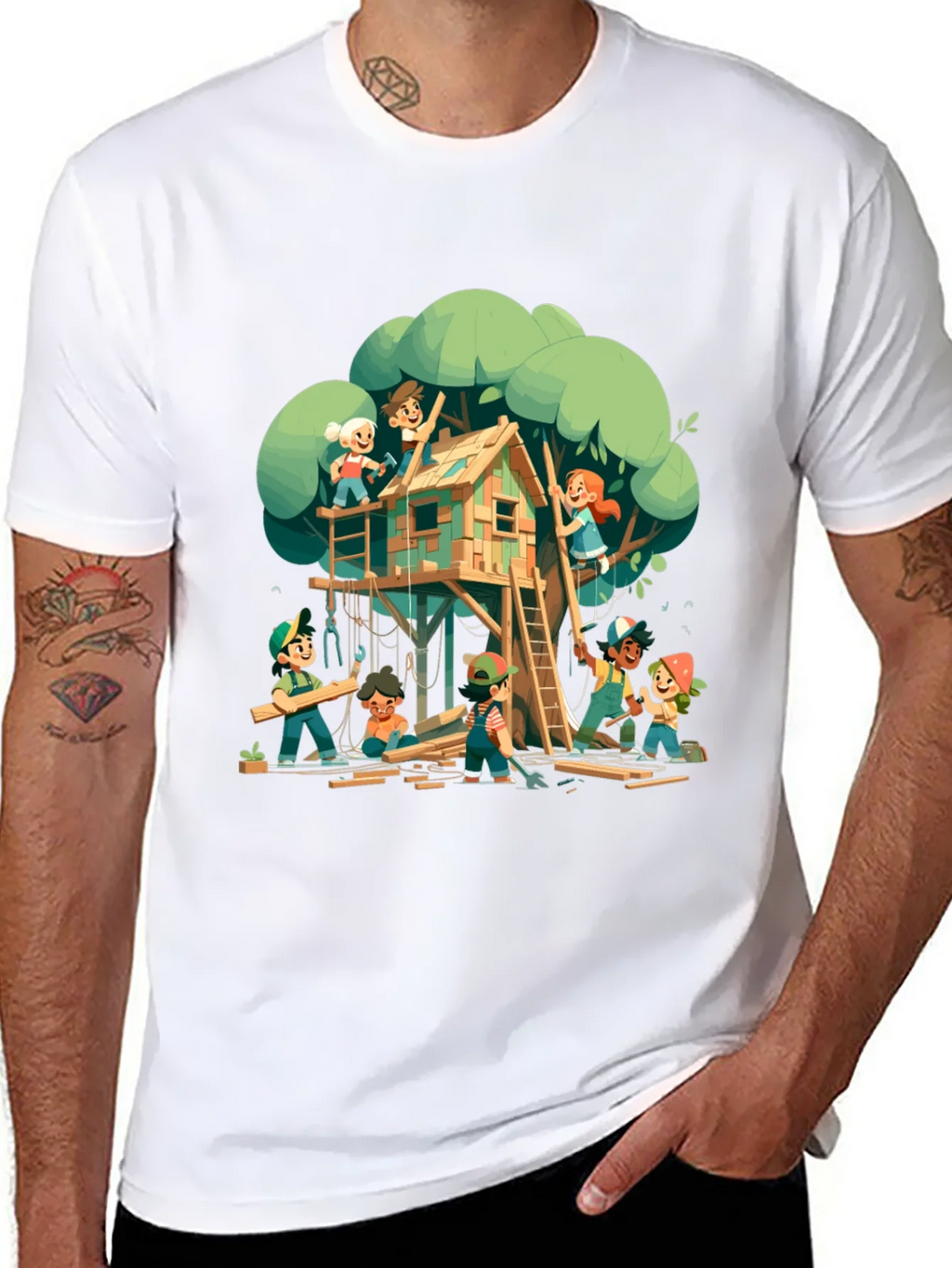 Treehouse Builder Crew T-Shirt