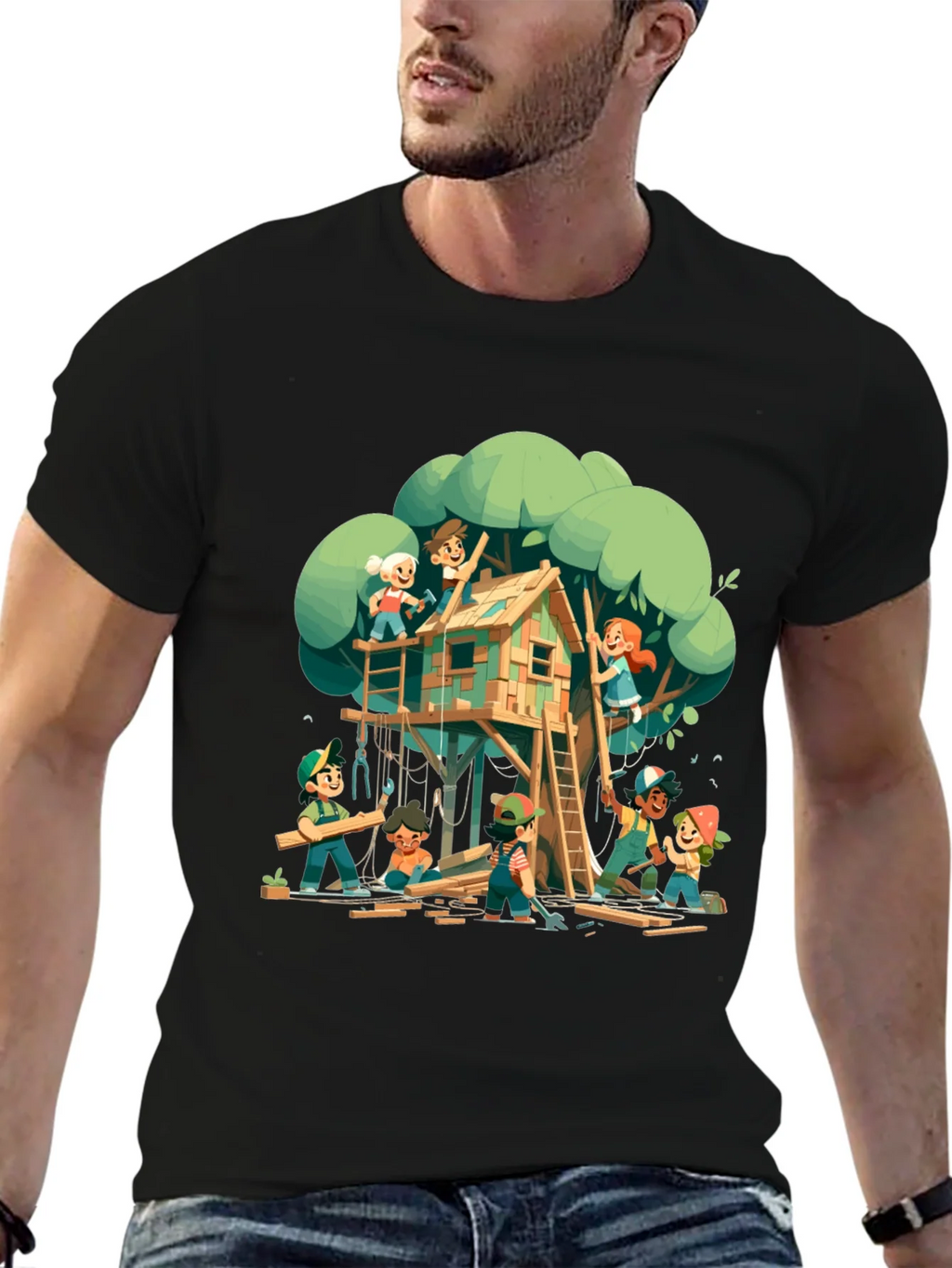 Treehouse Builder Crew T-Shirt