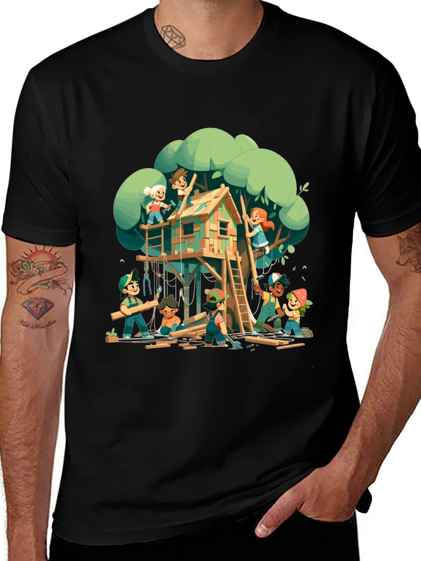 Treehouse Builder Crew T-Shirt