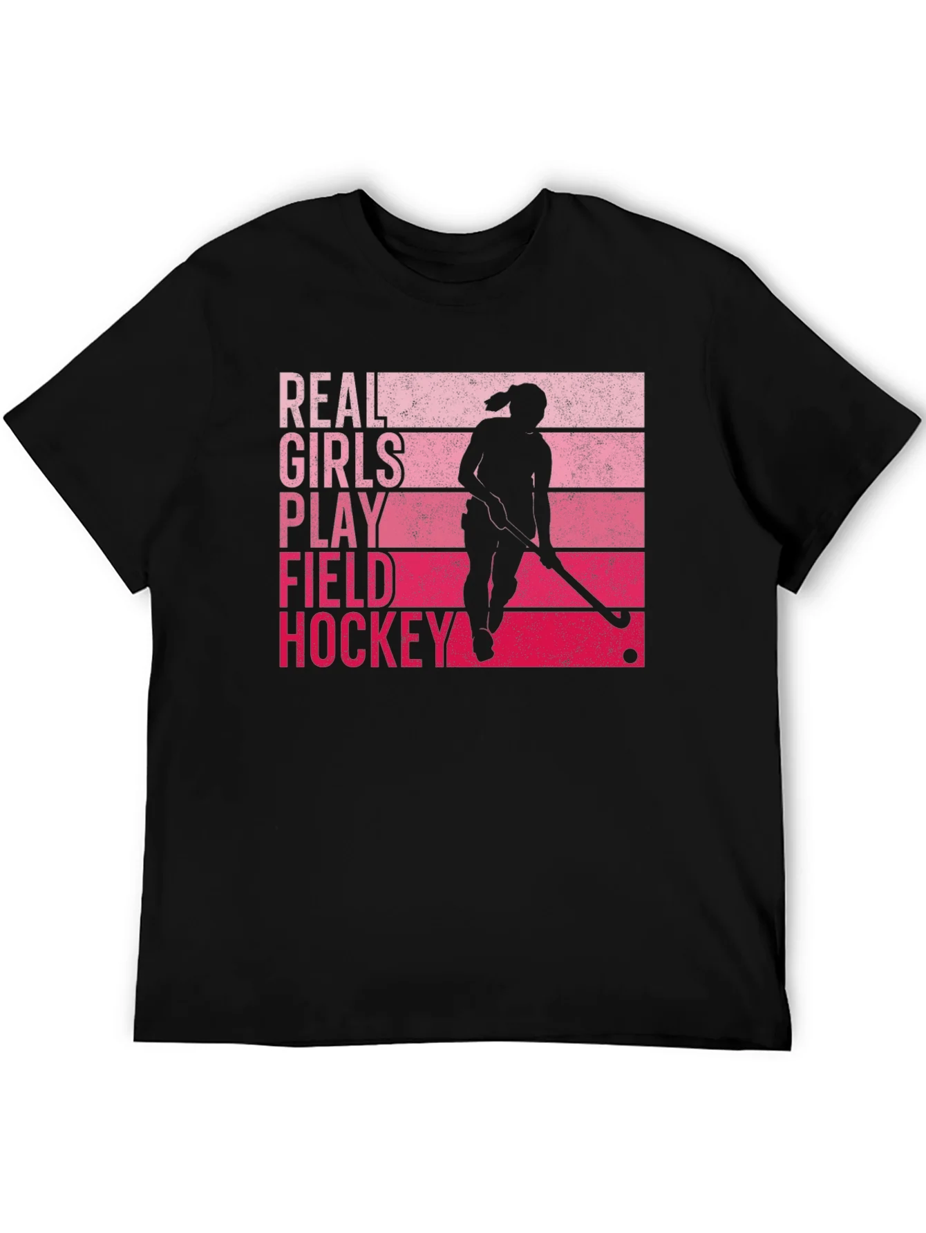 Real Girls Play Field Hockey Graphic T-Shirt