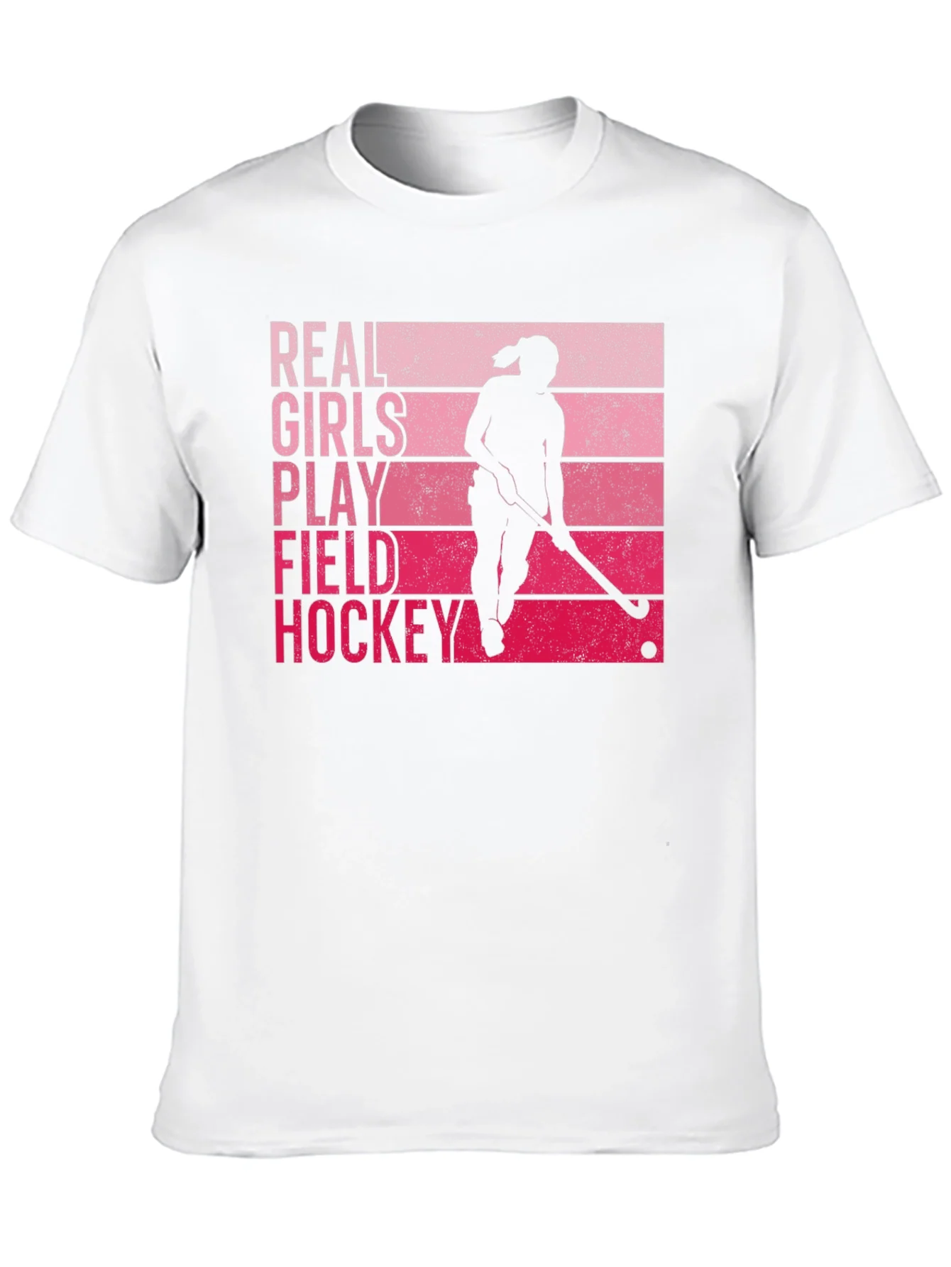 Real Girls Play Field Hockey Graphic T-Shirt