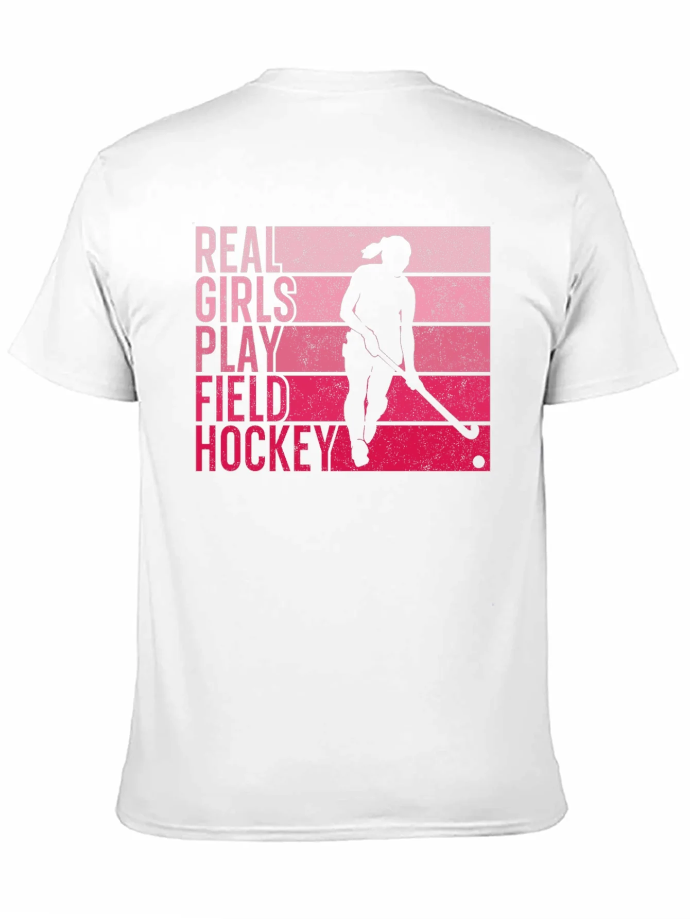 Real Girls Play Field Hockey Graphic T-Shirt