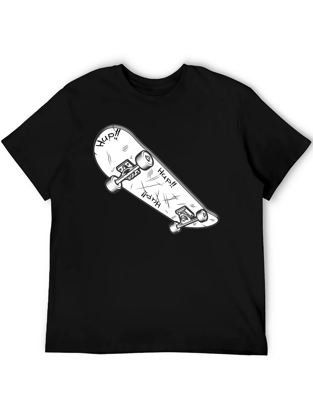 Skateboard Graphic T-Shirt - Cool & Casual