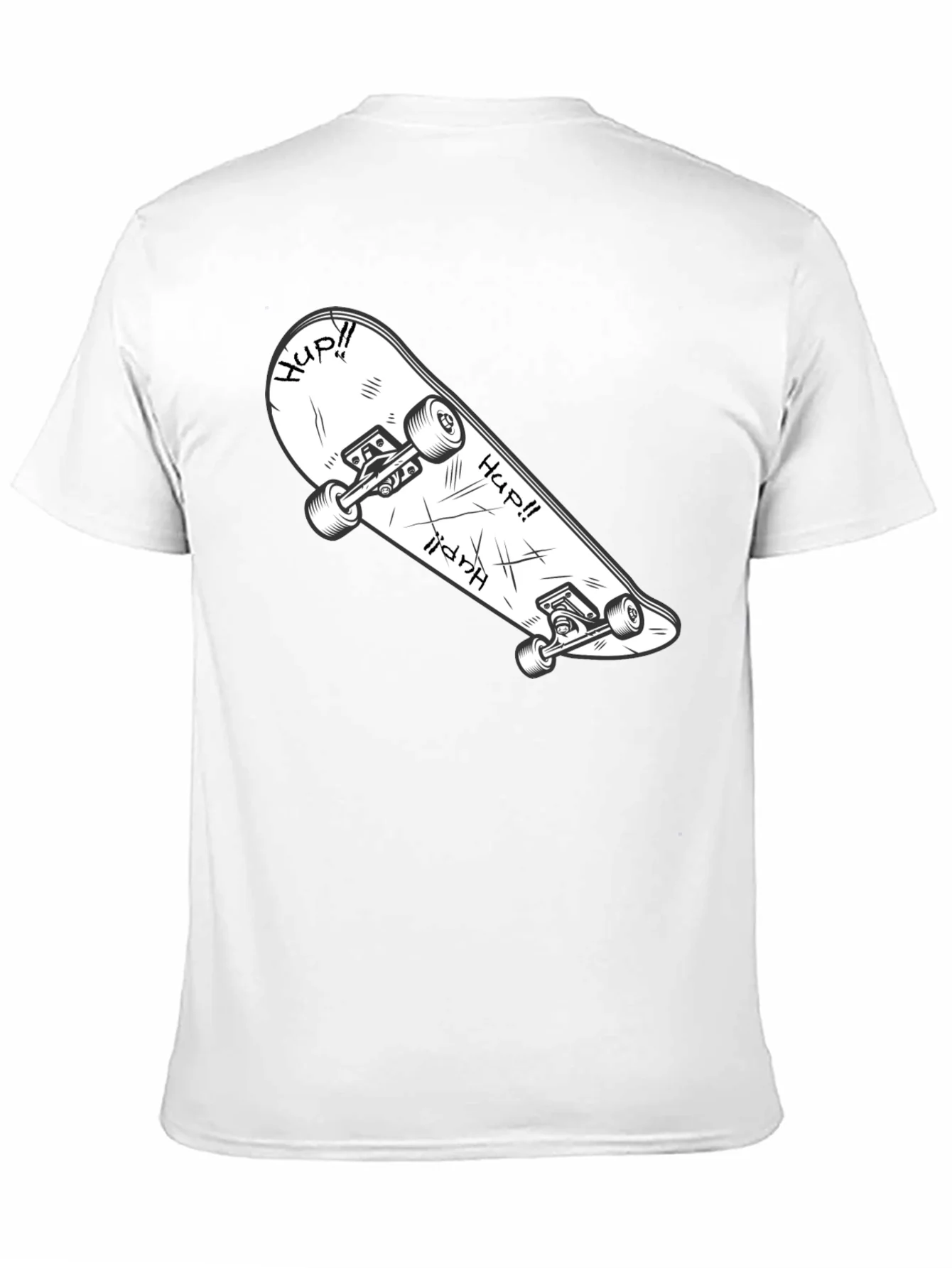 Skateboard Graphic T-Shirt - Cool & Casual