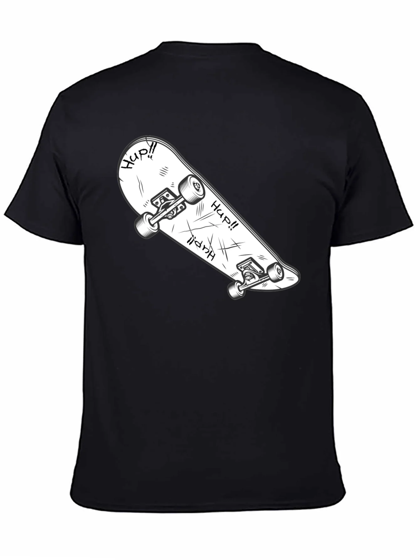 Skateboard Graphic T-Shirt - Cool & Casual