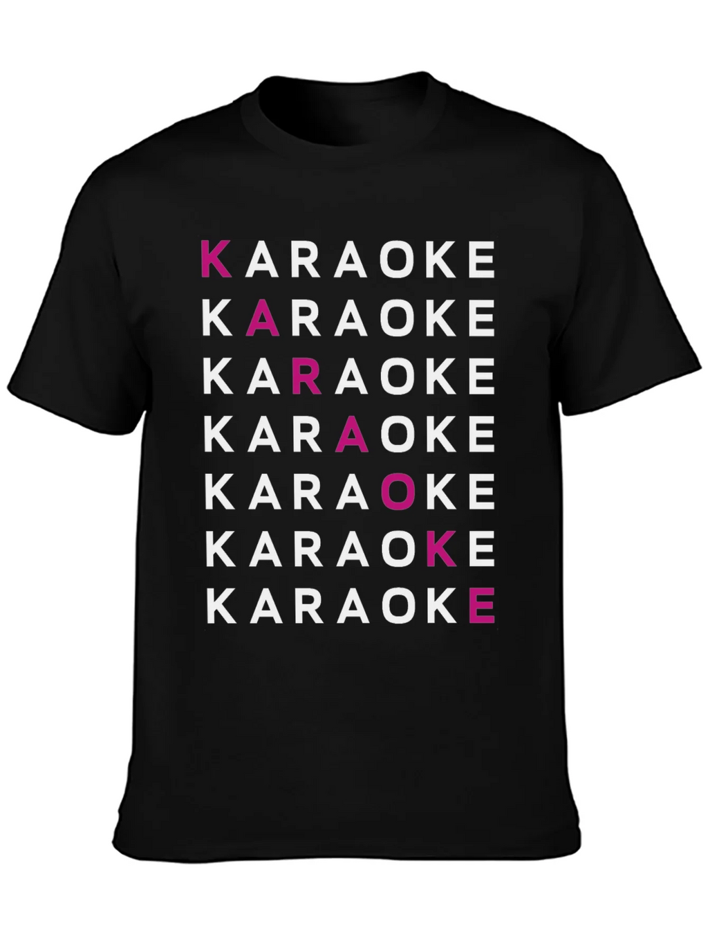 Karaoke Typography Graphic Tee