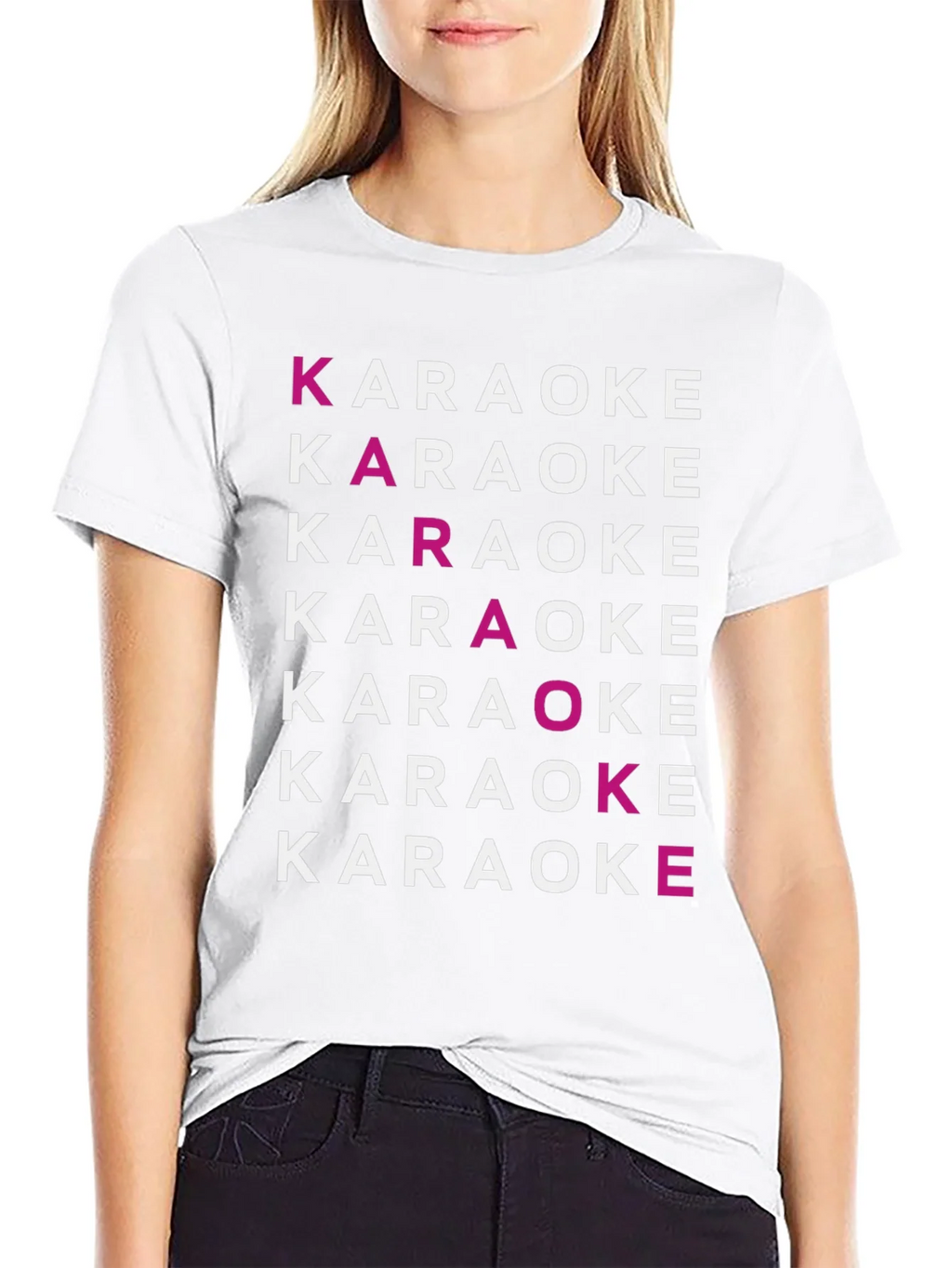 Karaoke Typography Graphic Tee
