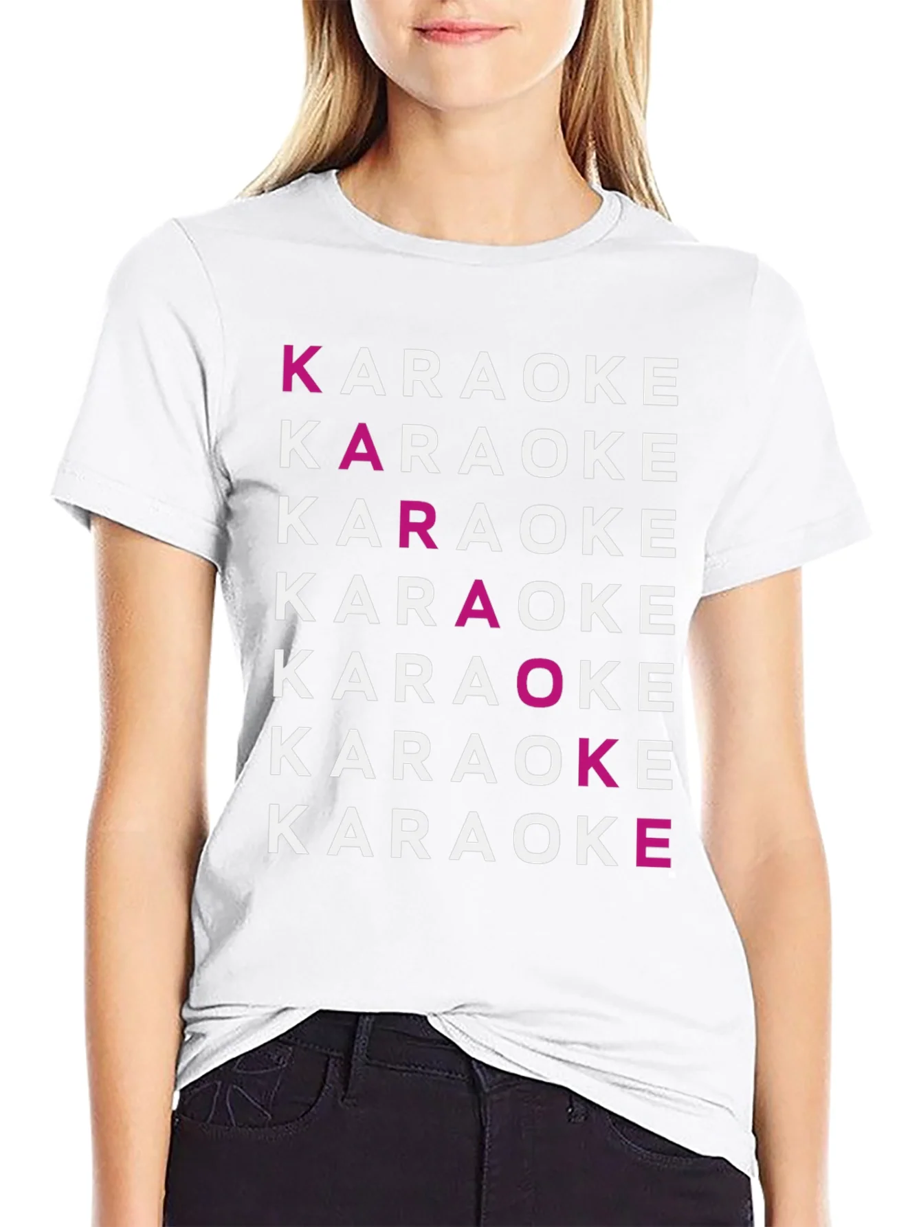 Karaoke Typography Graphic Tee