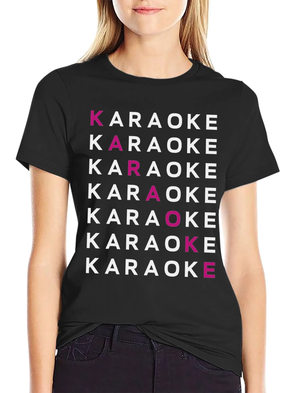 Karaoke Typography Graphic Tee